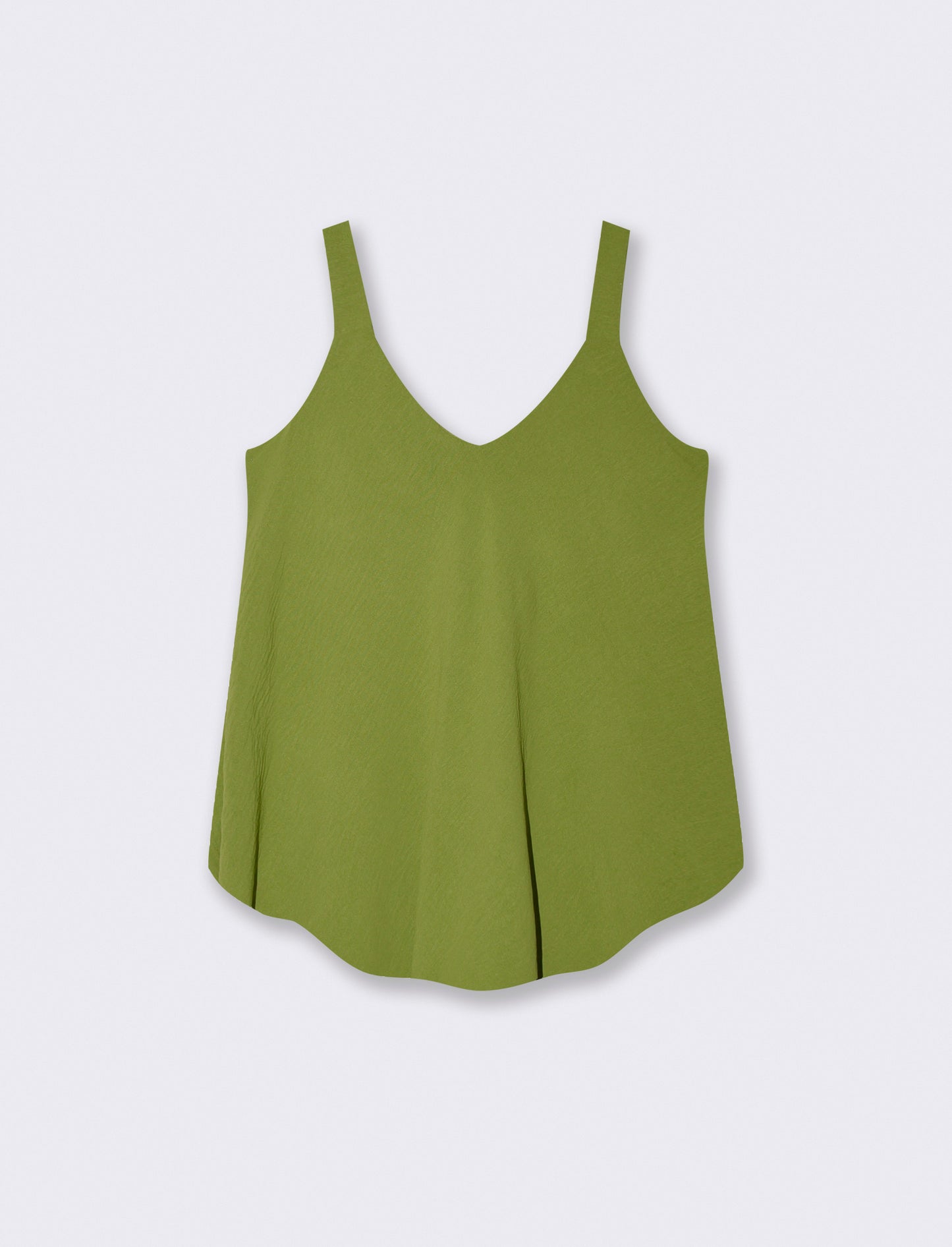 Short dress with appliqués on the straps - Green