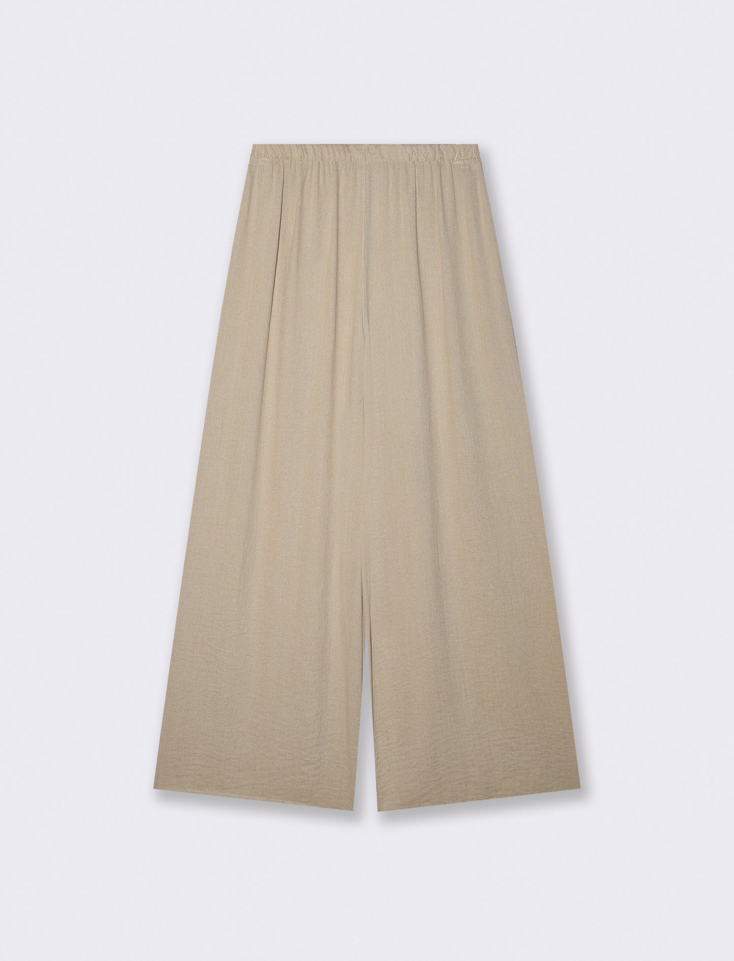Pantalone Elasticizzato con Vestibilità Orbida - Grigio fango