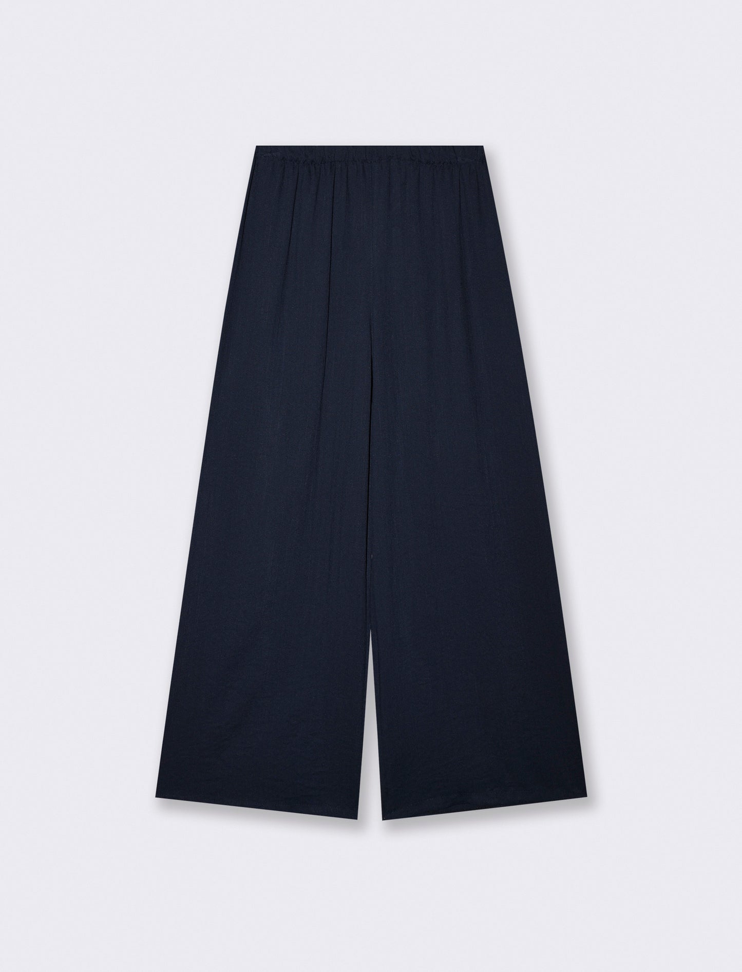 PANTALONE CON ELASTICO IN VITA - Blu