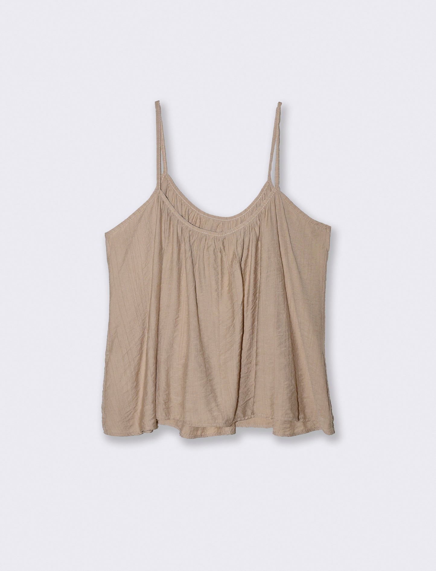 Thin Suspenders with Comfortable Fit - Beige