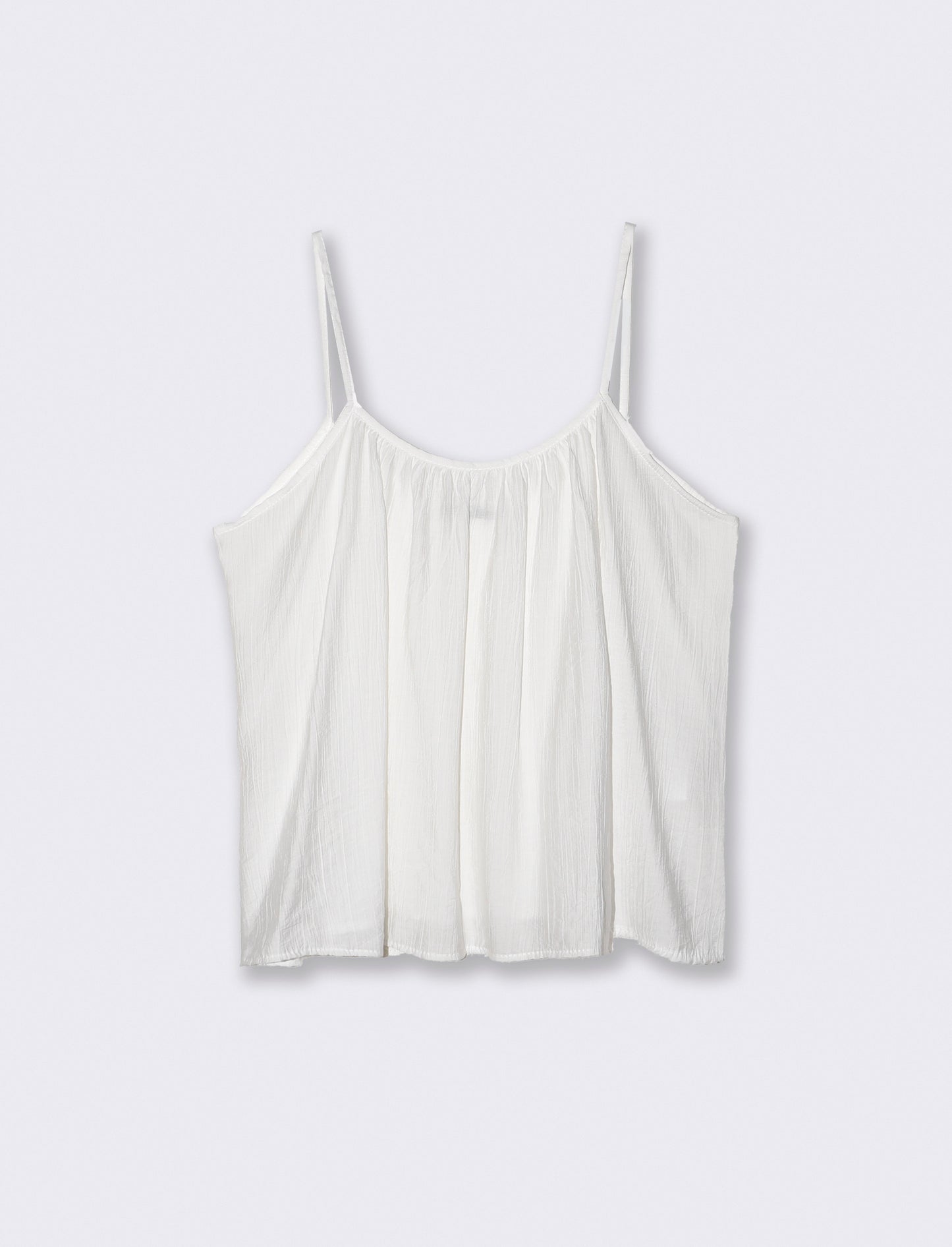 Bretelle Sottili con Vestibilità Comoda - Bianco