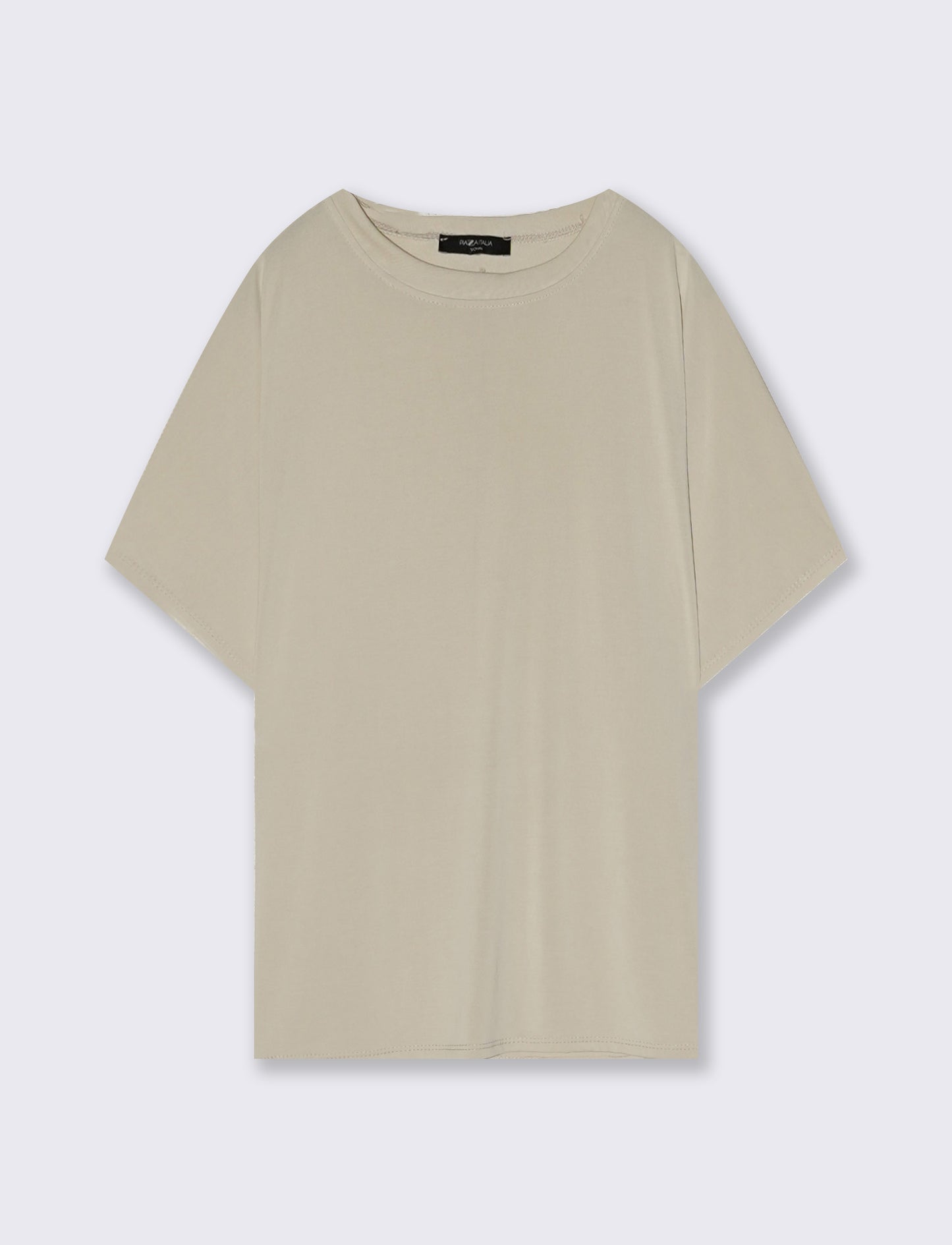 T-Shirt: Vestibilità Morbida e Confortevole - Beige