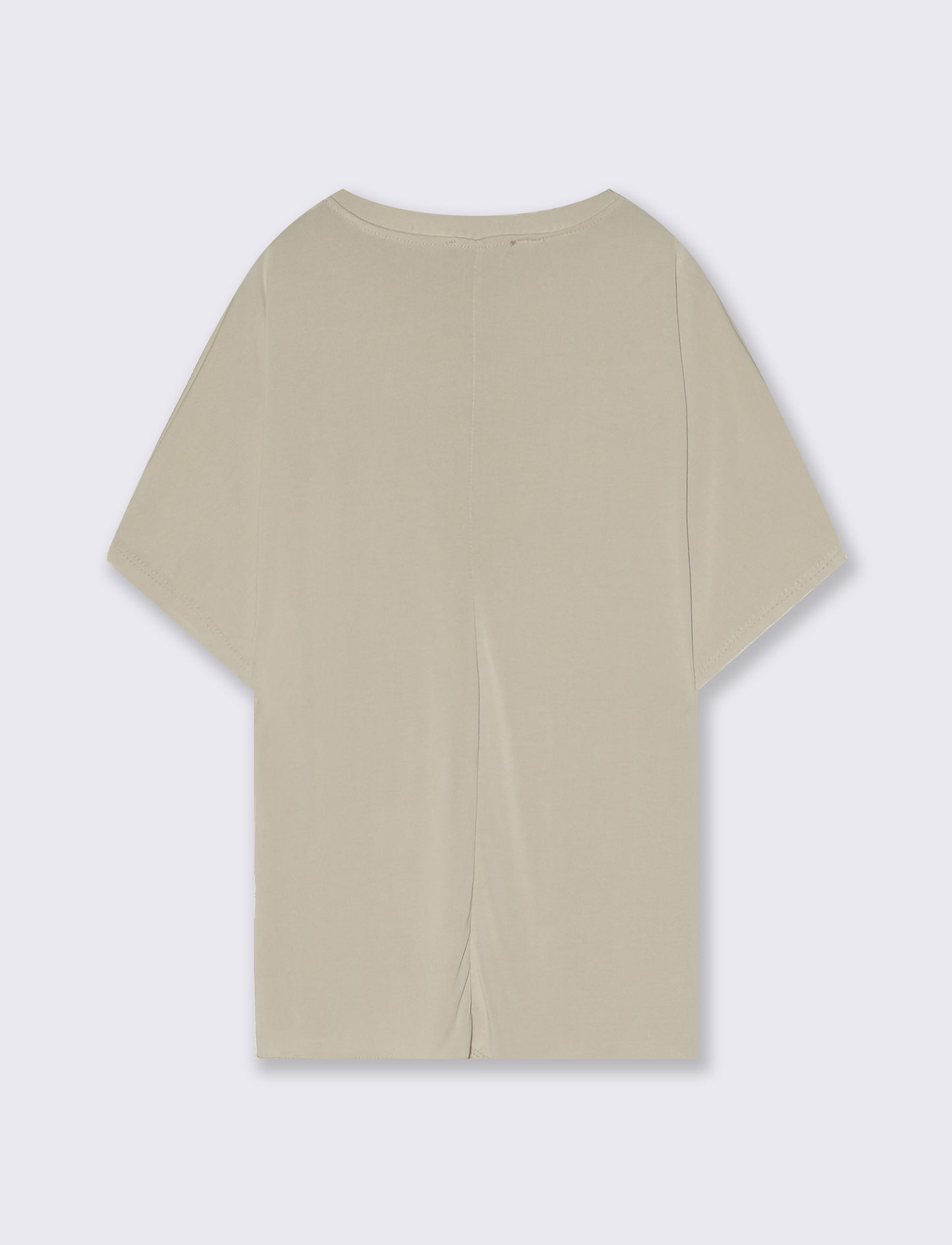 T-Shirt: Vestibilità Morbida e Confortevole - Beige