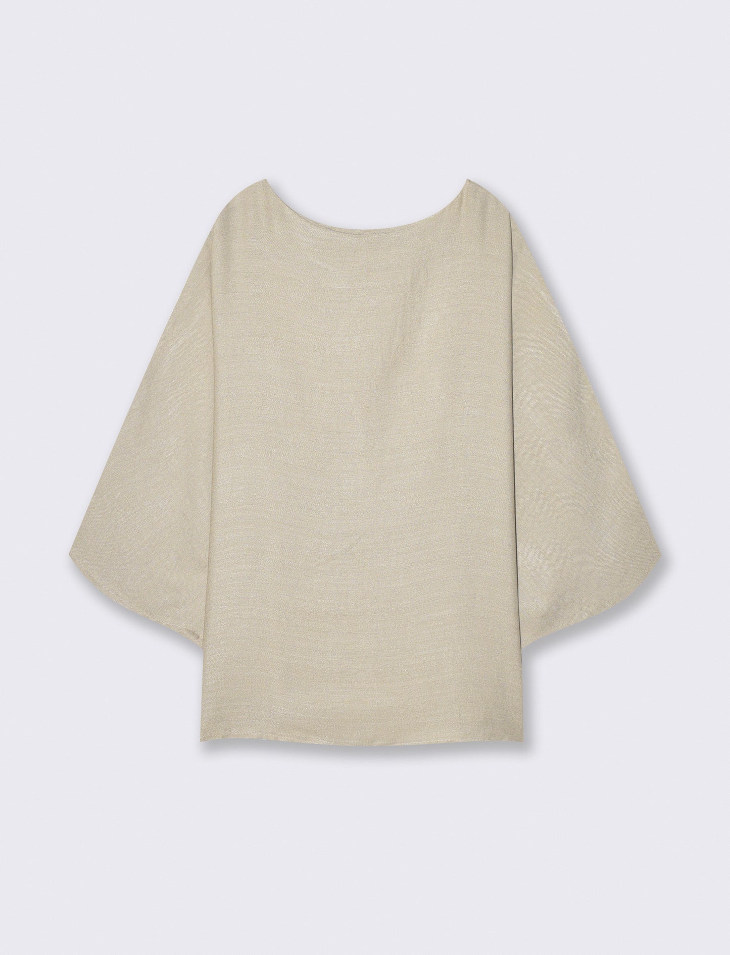 Soft Three-Quarter Sleeve Sweater - Grey