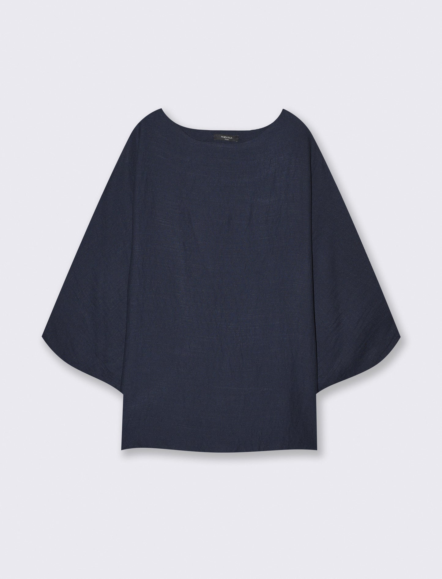 Maglia Manica a Tre Quarti Morbida - Blu