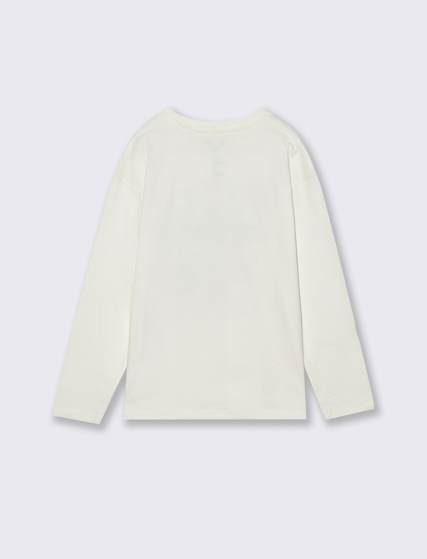 T-shirt con stampa - Bianco latte