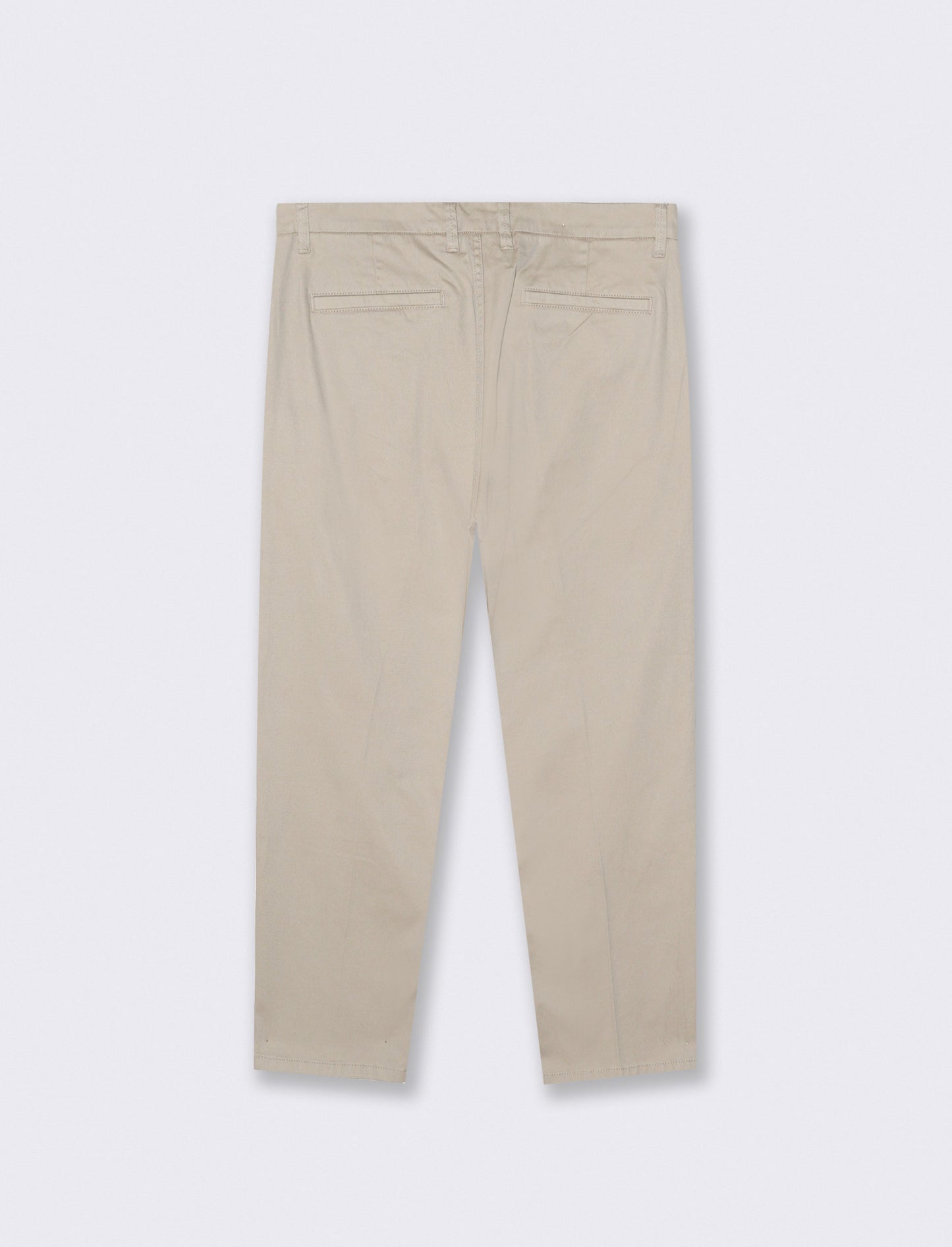 PANTALONI CHINO IN COTONE STRETCH REGULAR FIT - Beige