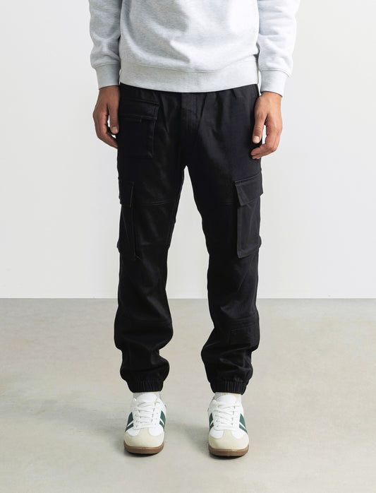 PANTALONI TECNICI CARGO FIT - Nero