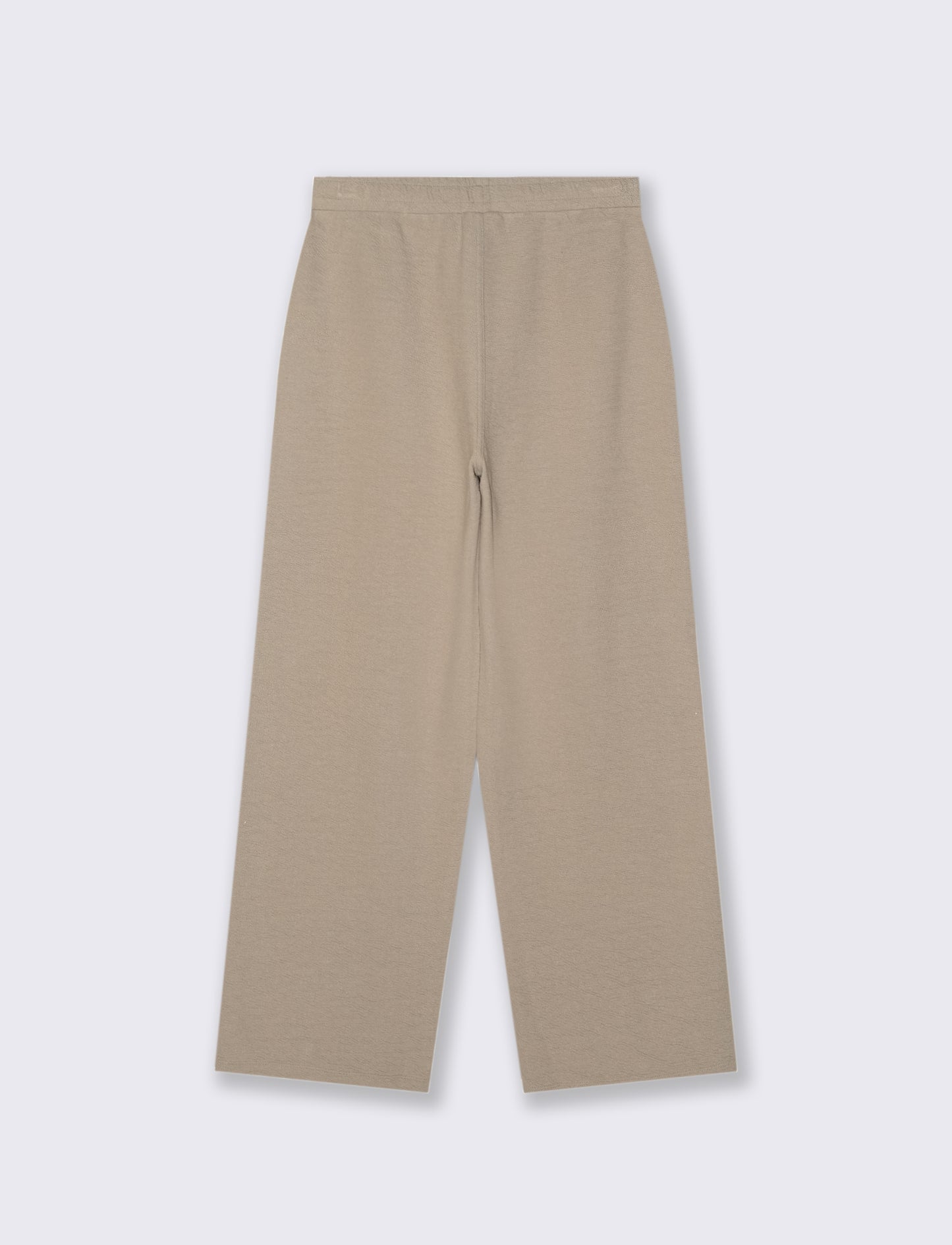 PANTALONI JOGGER IN TESSUTO GOFFRATO - Beige