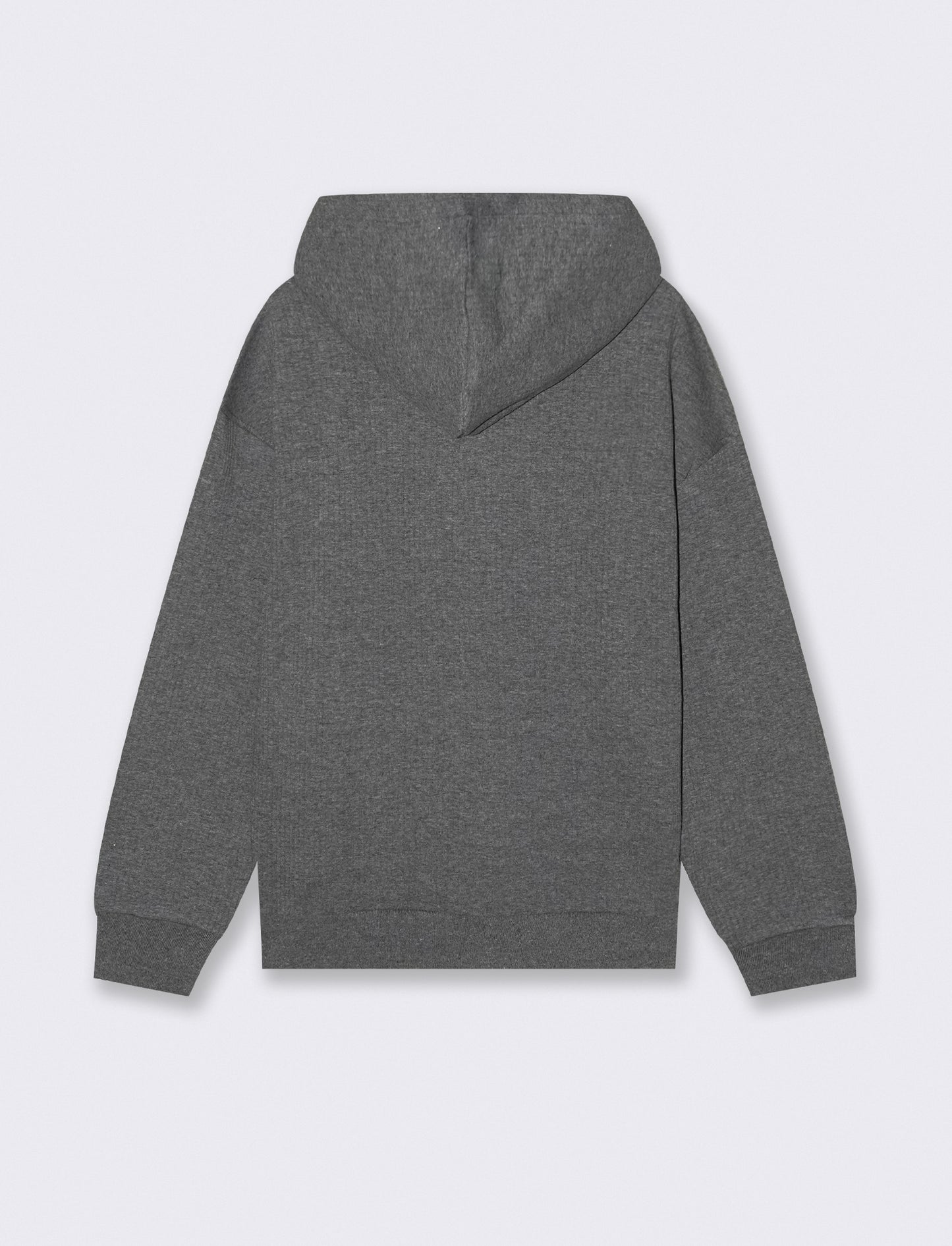 FELPA EFFETTO COSTE BOXY FIT - Grigio mel.