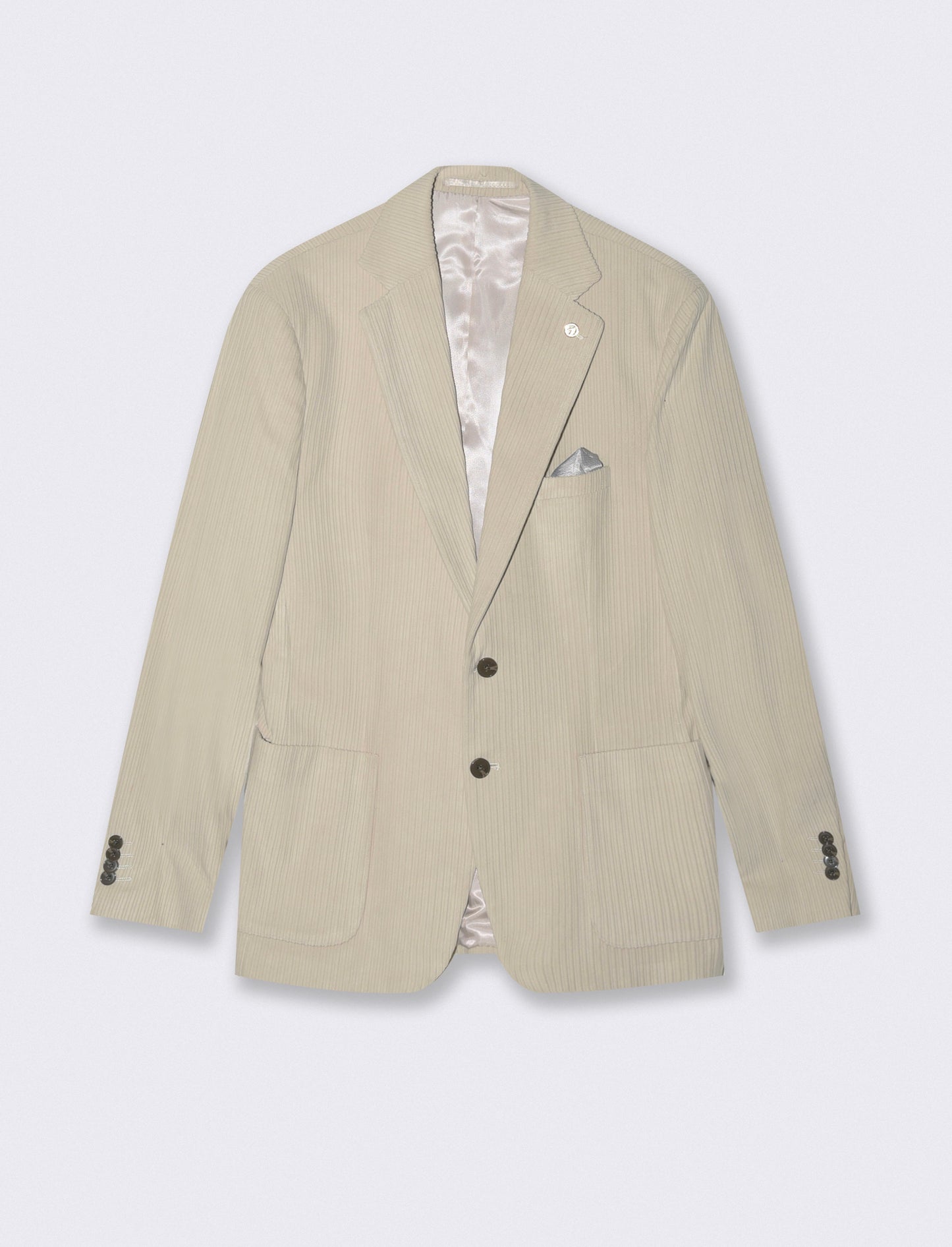 BLAZER IN VELLUTO DA COMPLETO FORMAL FIT - Beige