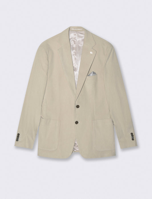 BLAZER IN VELLUTO DA COMPLETO FORMAL FIT - Beige