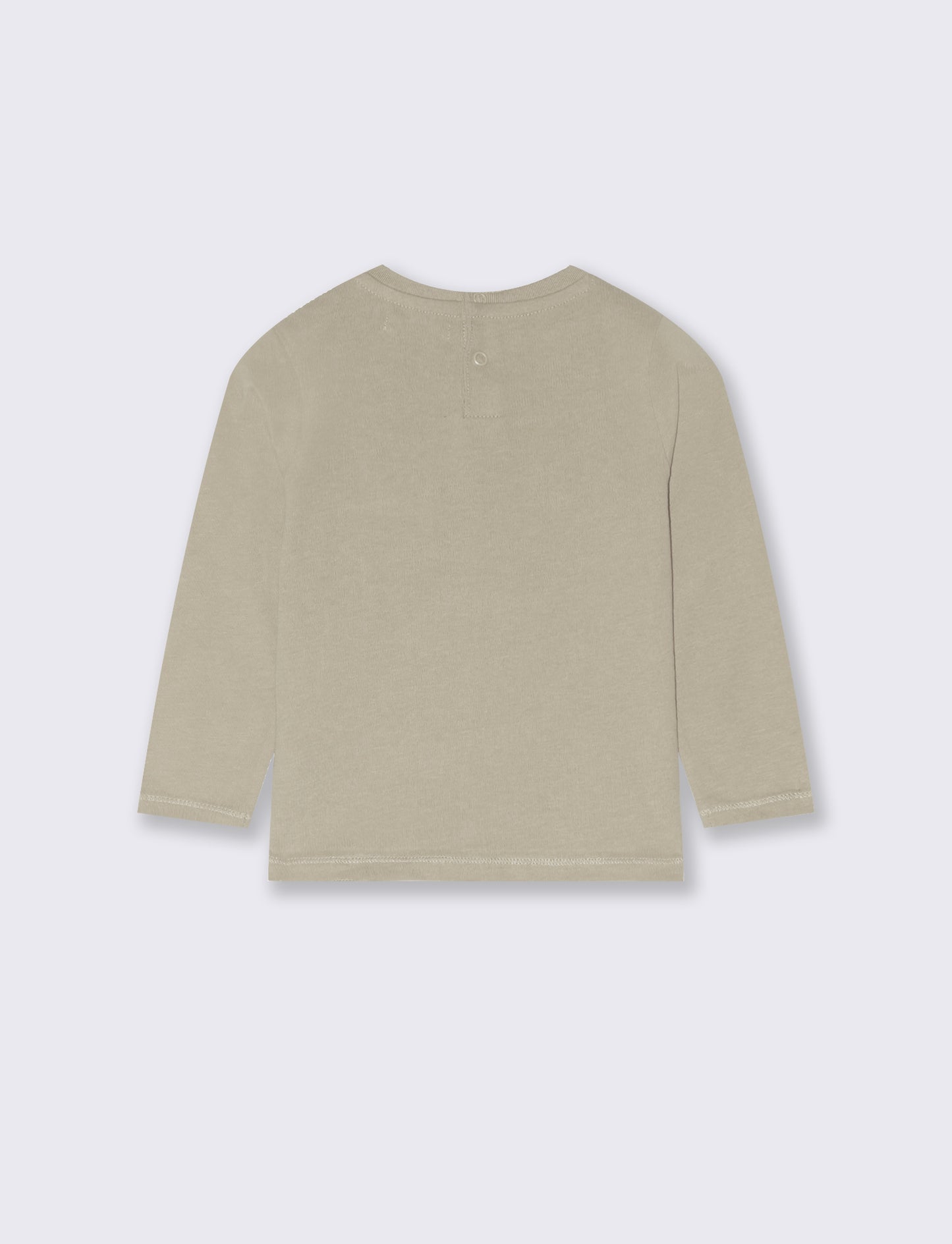 T shirt stampa skater - Beige