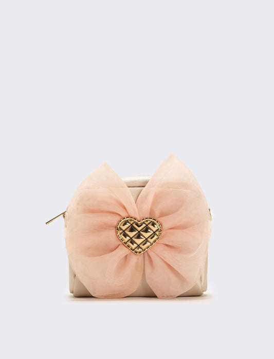 Borsa bambina tracolla con fiocco - Rosa