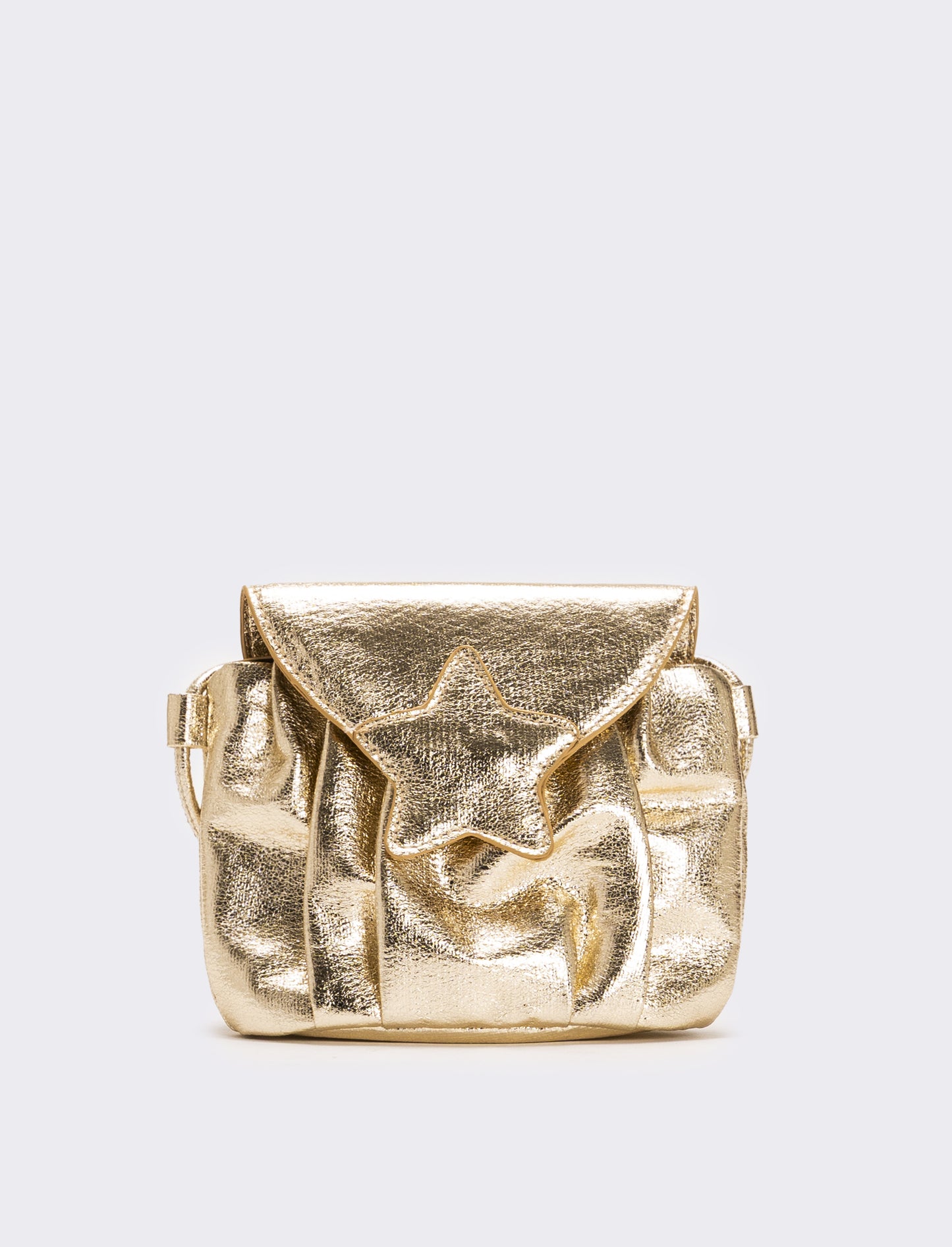 Tracolla bambina con stella laminata 15,5x13 cm - Oro