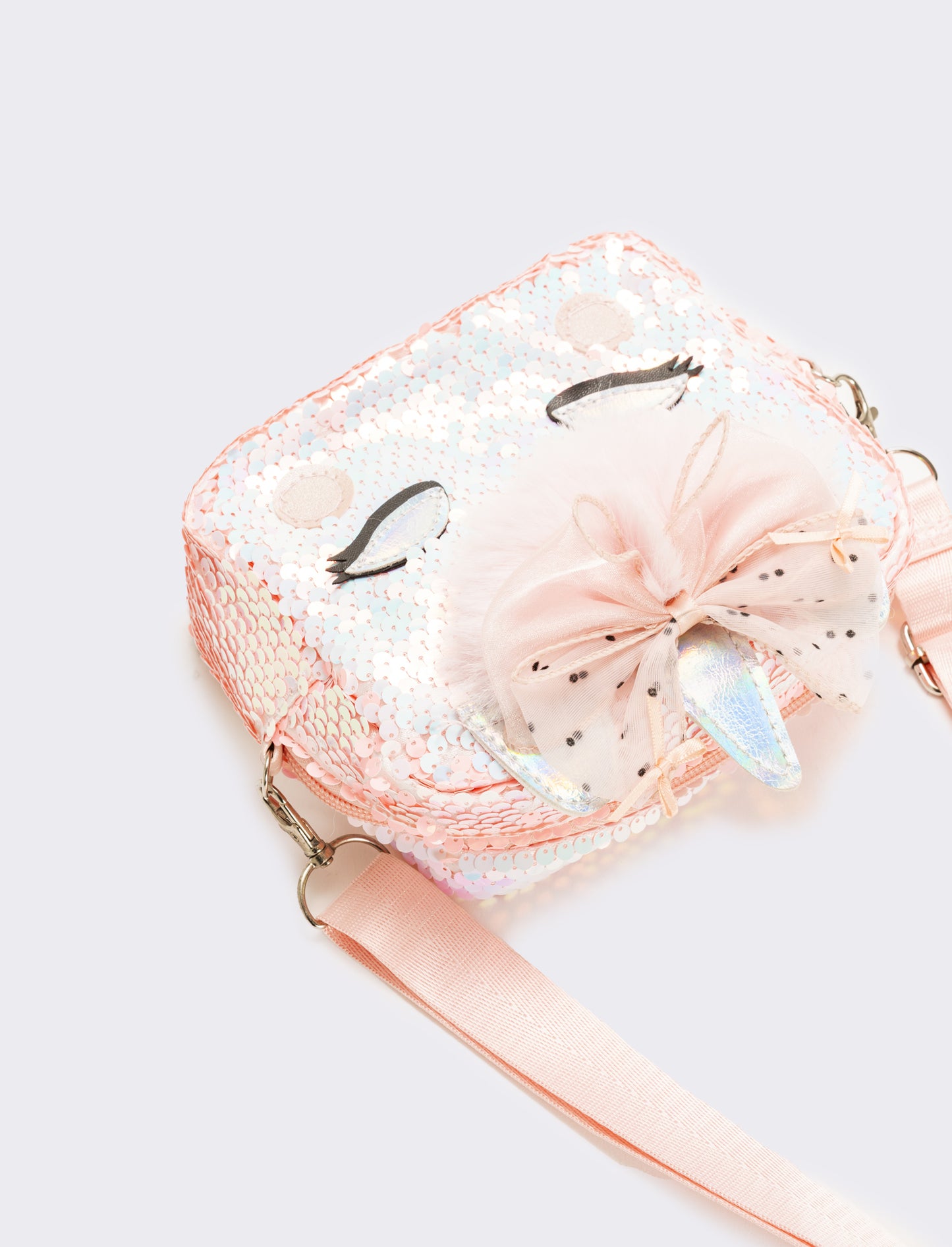 Borsa bambina a tracolla con unicorno - Rosa