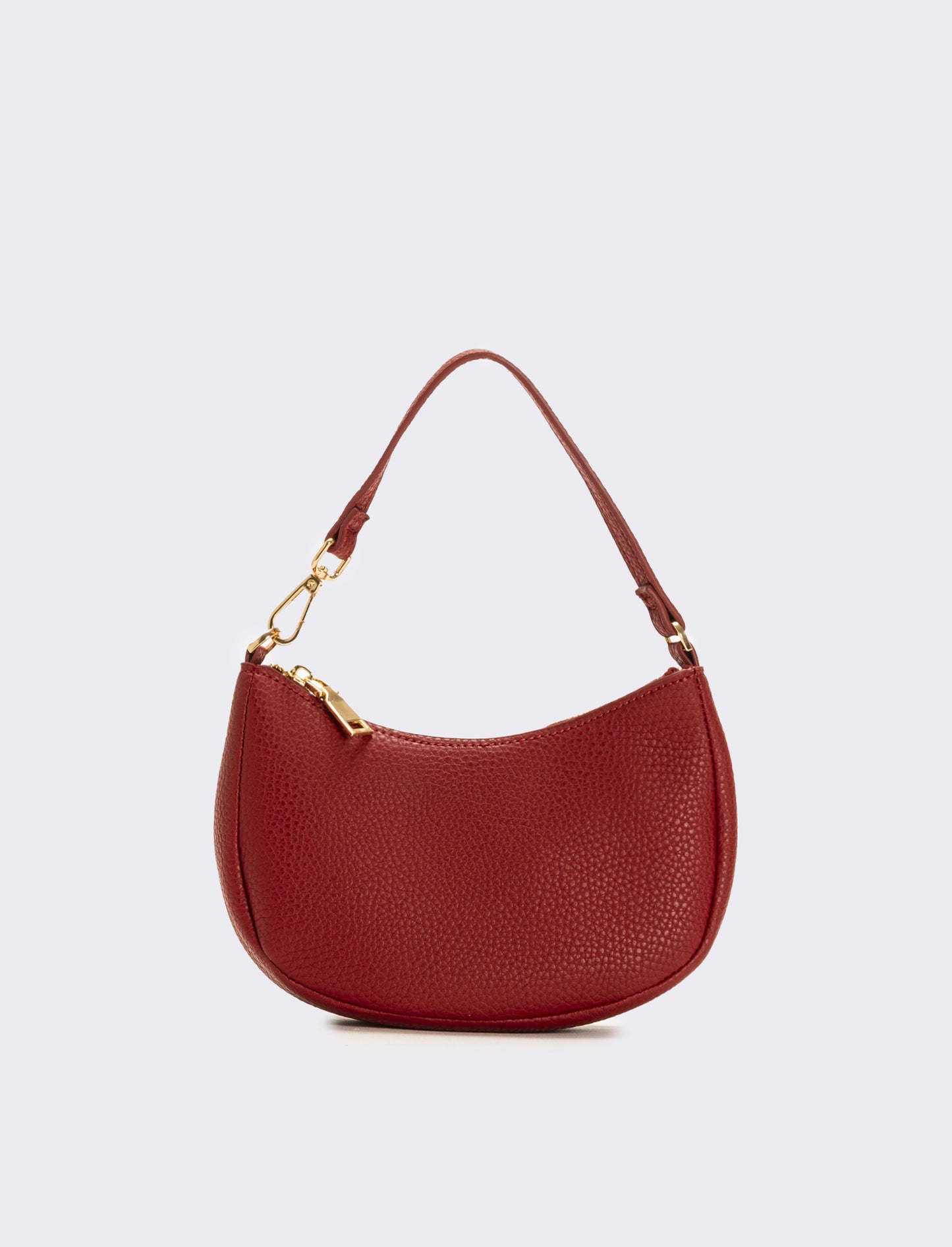 Borsa piccola mezzaluna - Rosso