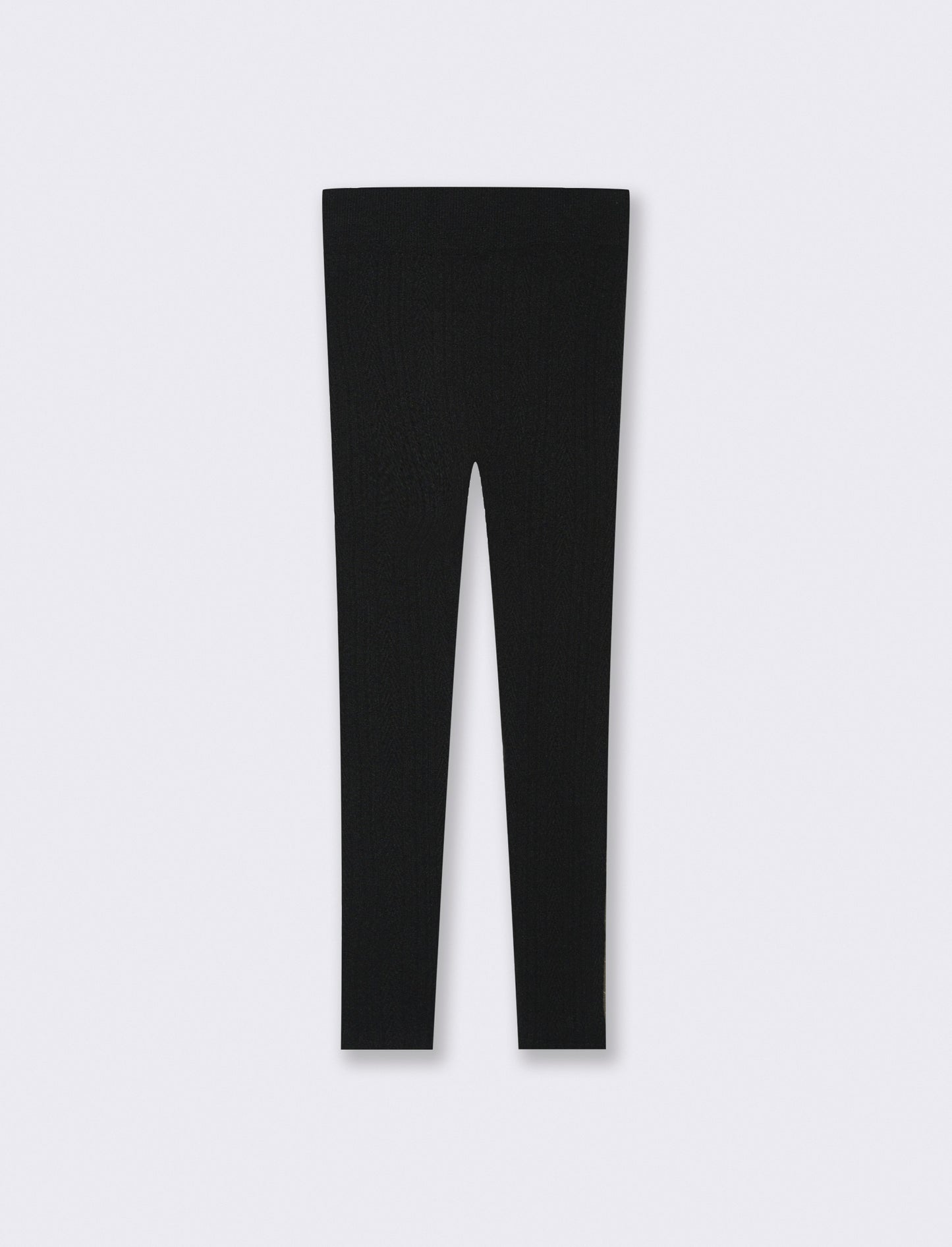 LEGGINGS CON LAVORAZIONE - Nero
