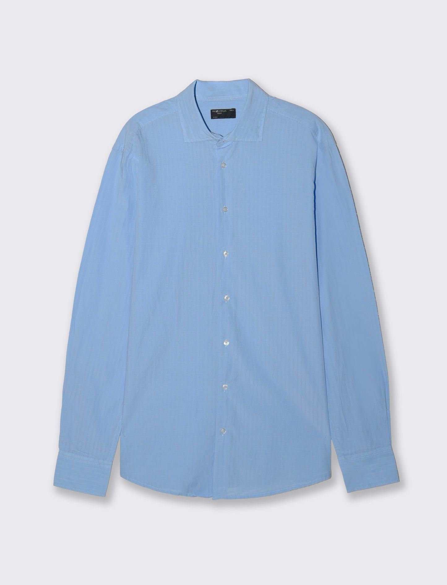 CAMICIA FORMAL STRUTTURATA REGULAR FIT - Azzurro