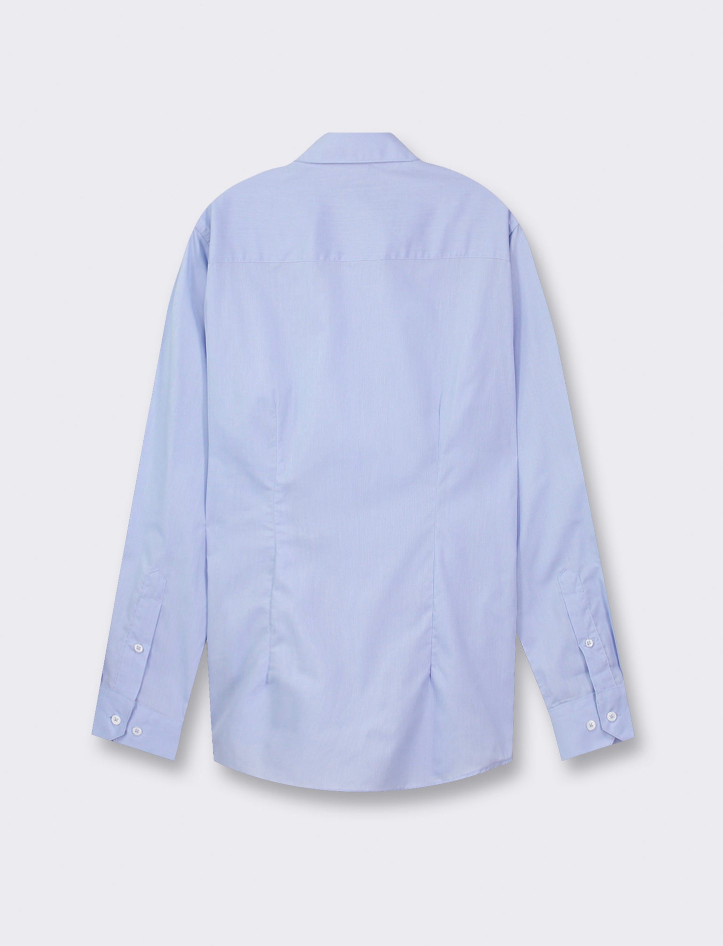 Regular Fit Cotton Blend Easy Iron Shirt - French Collar - Sky blue