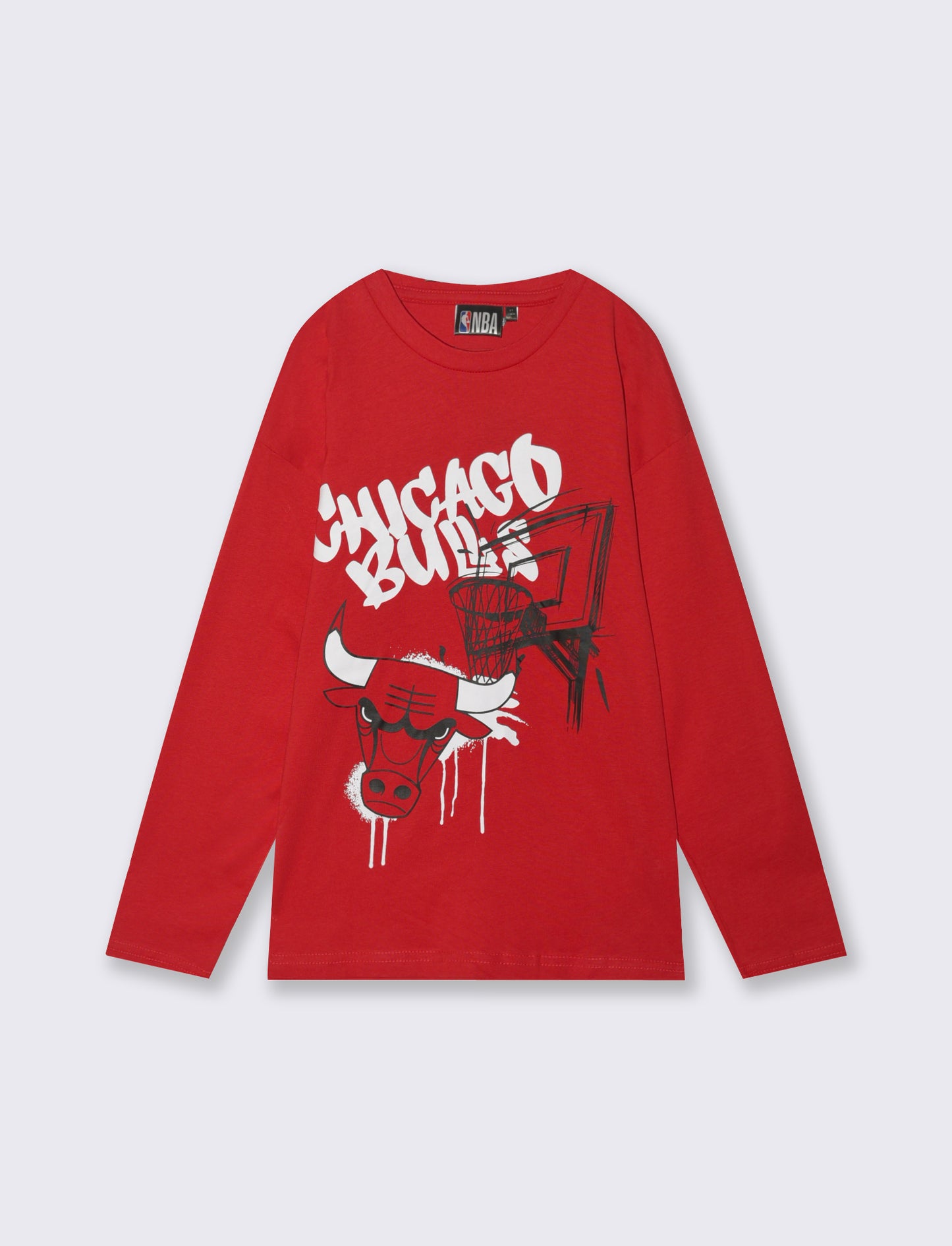 T-shirt NBA manica lunga - Rosso