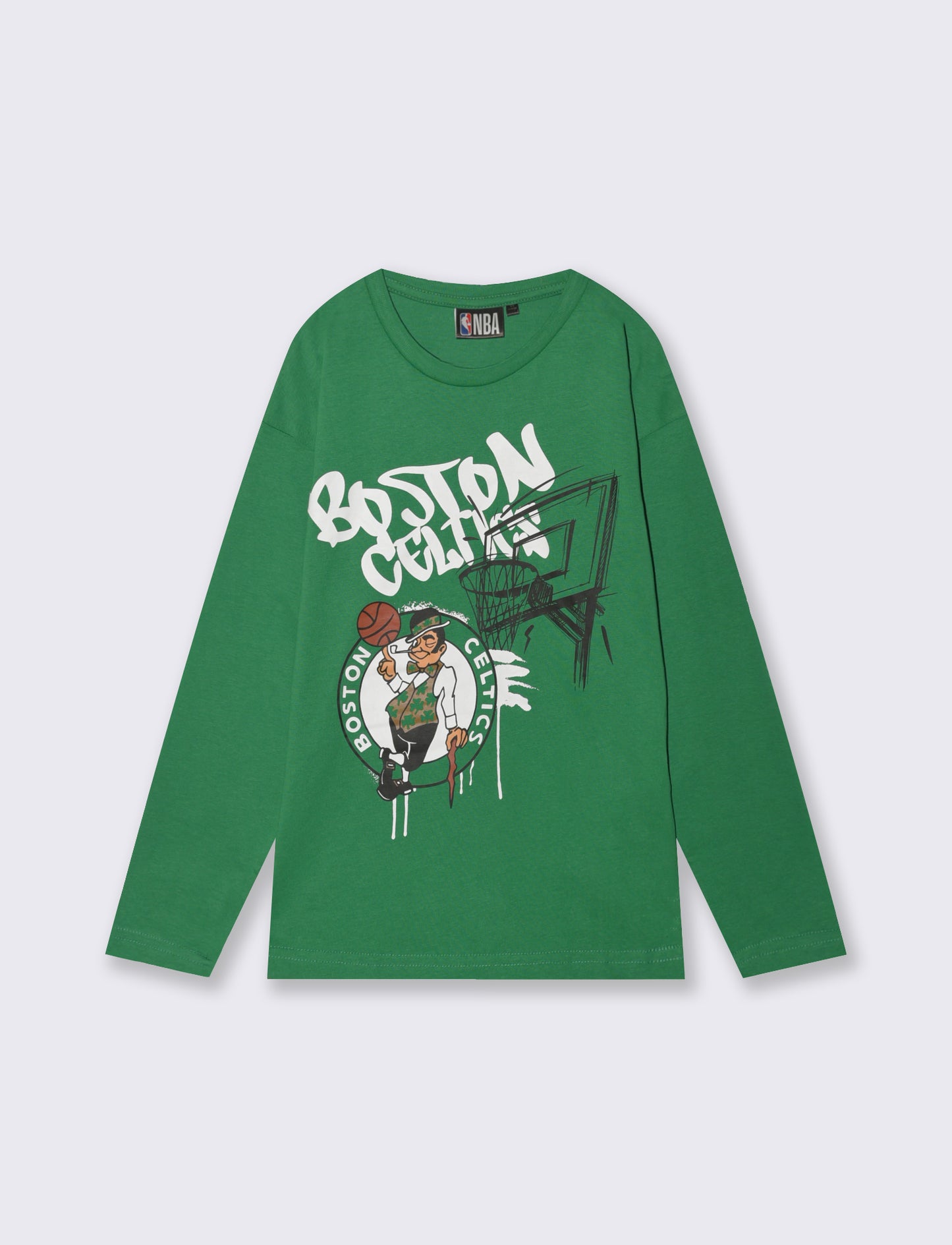 T-shirt NBA manica lunga - Verde
