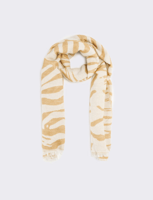 Sciarpa donna goffrata peso leggero - Denim