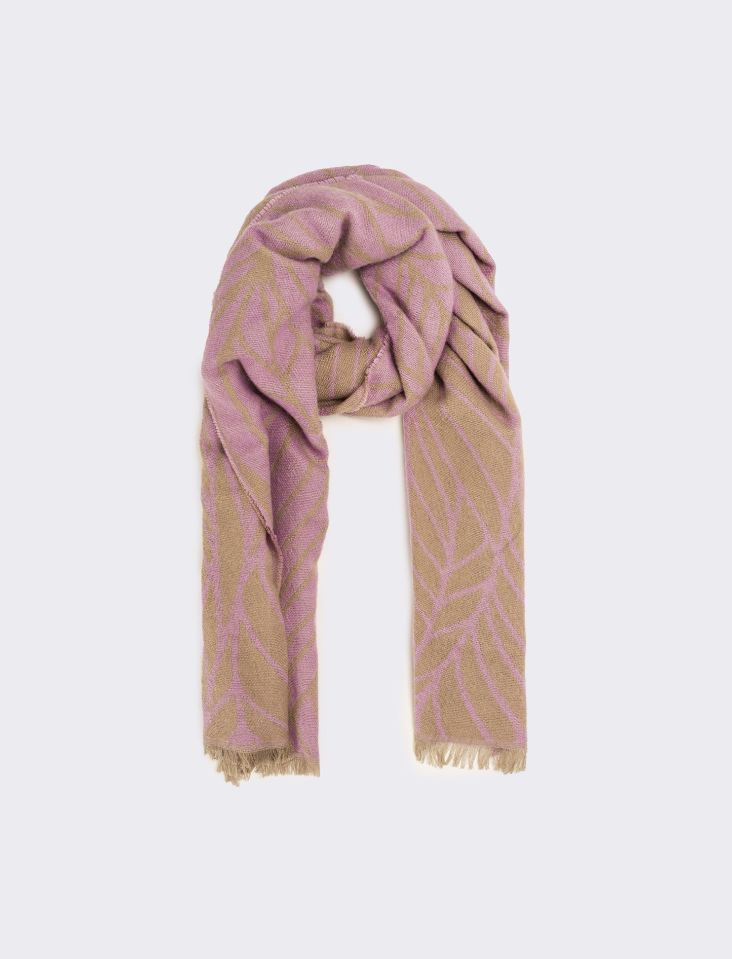 Sciarpa donna peso leggero goffrata - Rosa