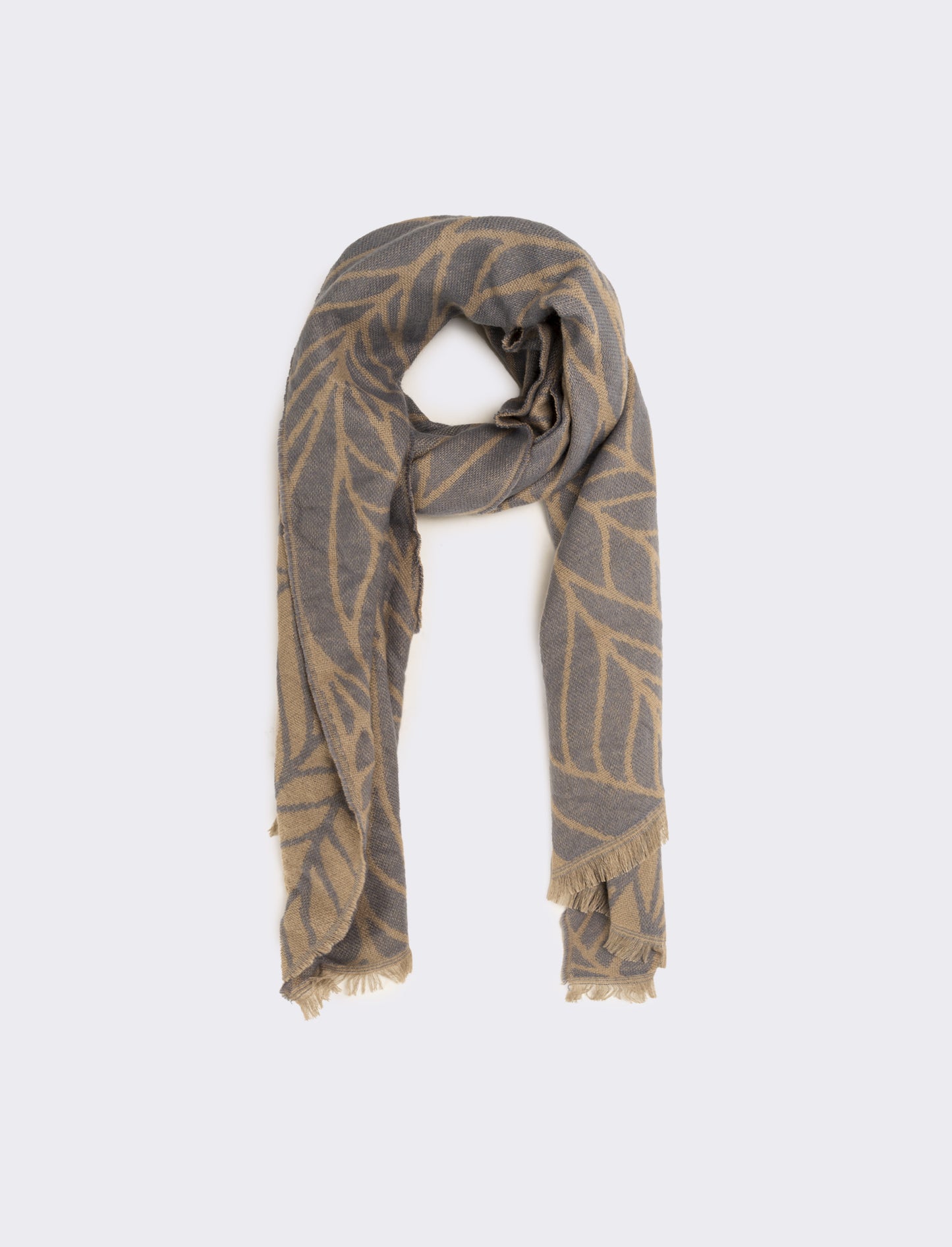 Sciarpa donna peso leggero goffrata - Denim