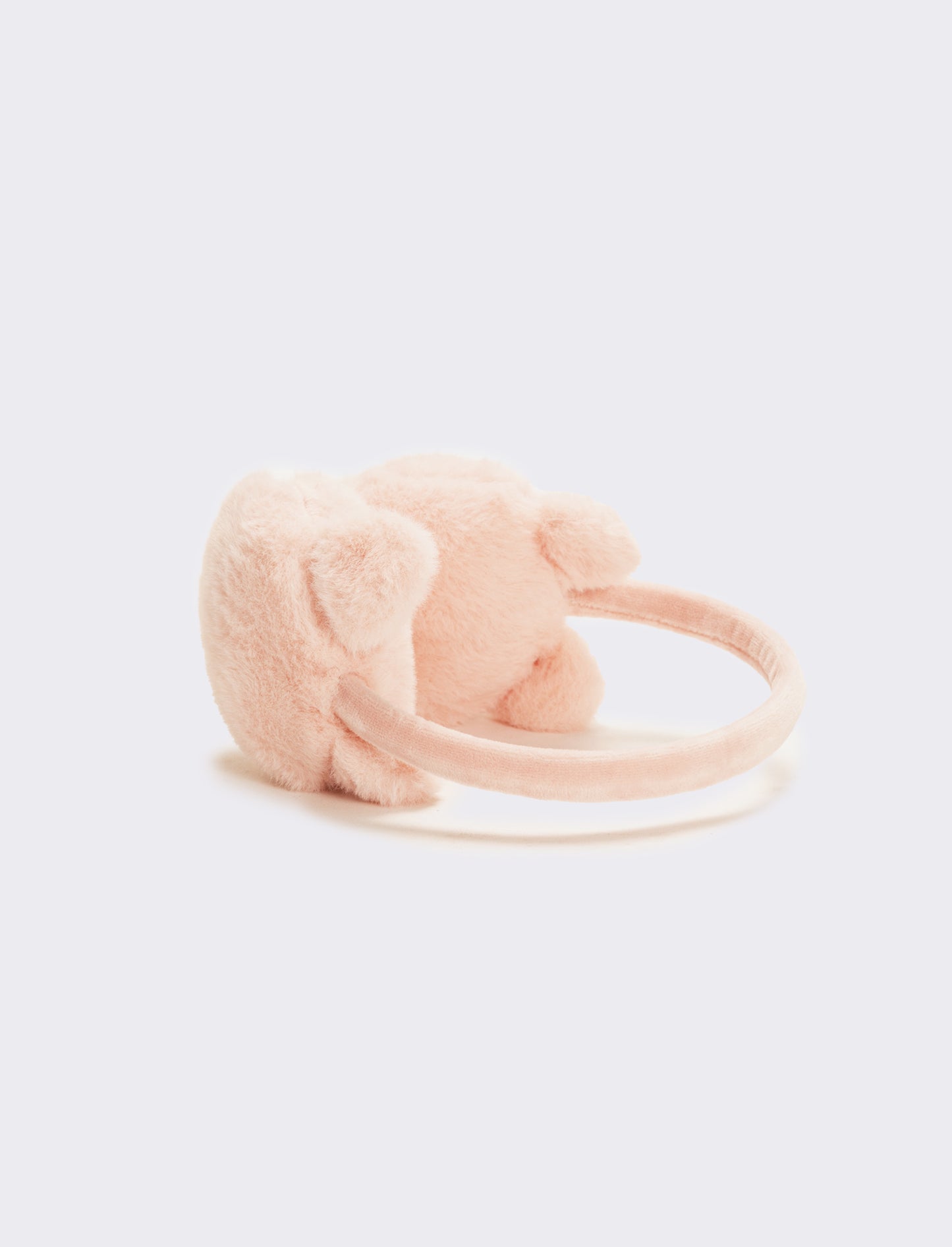 Copriorecchie bambina con perle - Rosa