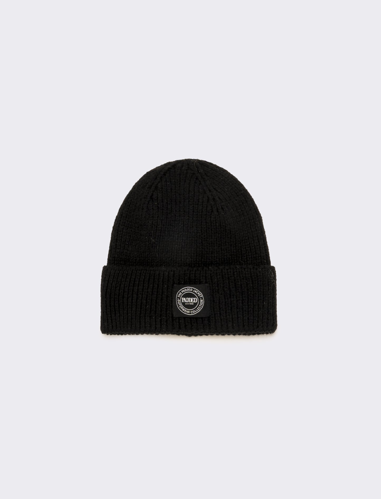 Cappello donna costine con risvolto - Nero
