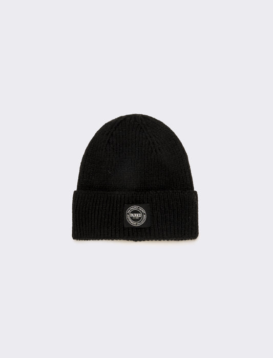 Cappello donna costine con risvolto - Nero