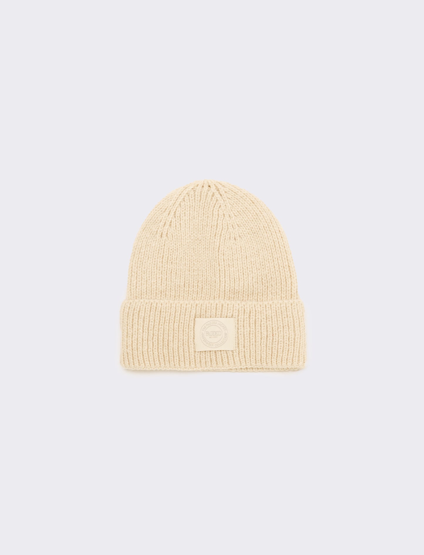 Cappello donna costine con risvolto - Bianco sporco