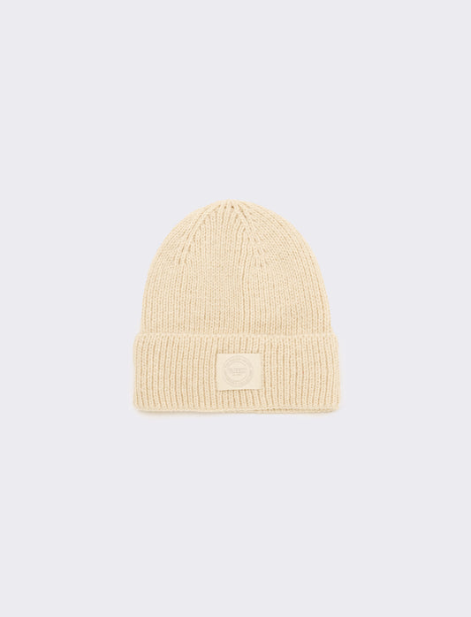 Cappello donna costine con risvolto - Bianco sporco