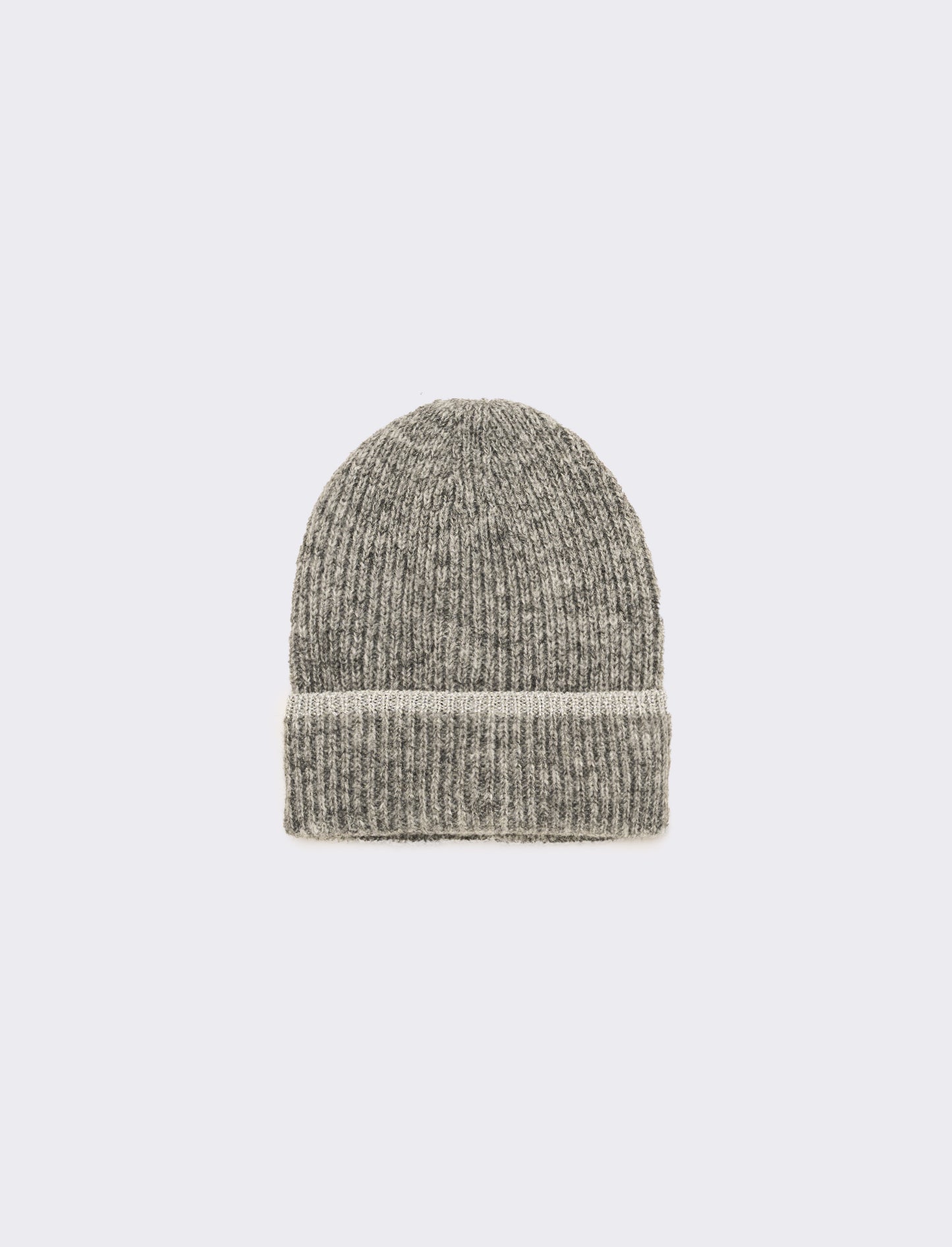 Cappello donna cuffia con riga lurex - Grigio