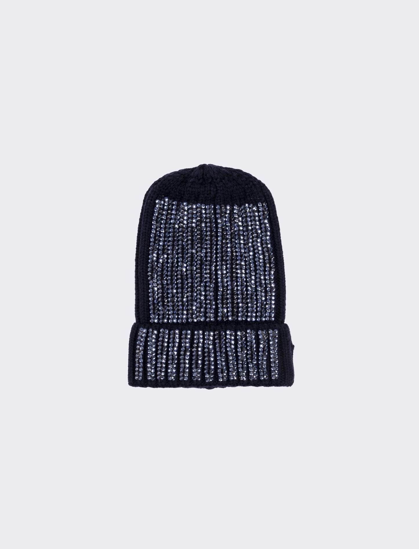 Cappello cuffia con borchiette - Blu