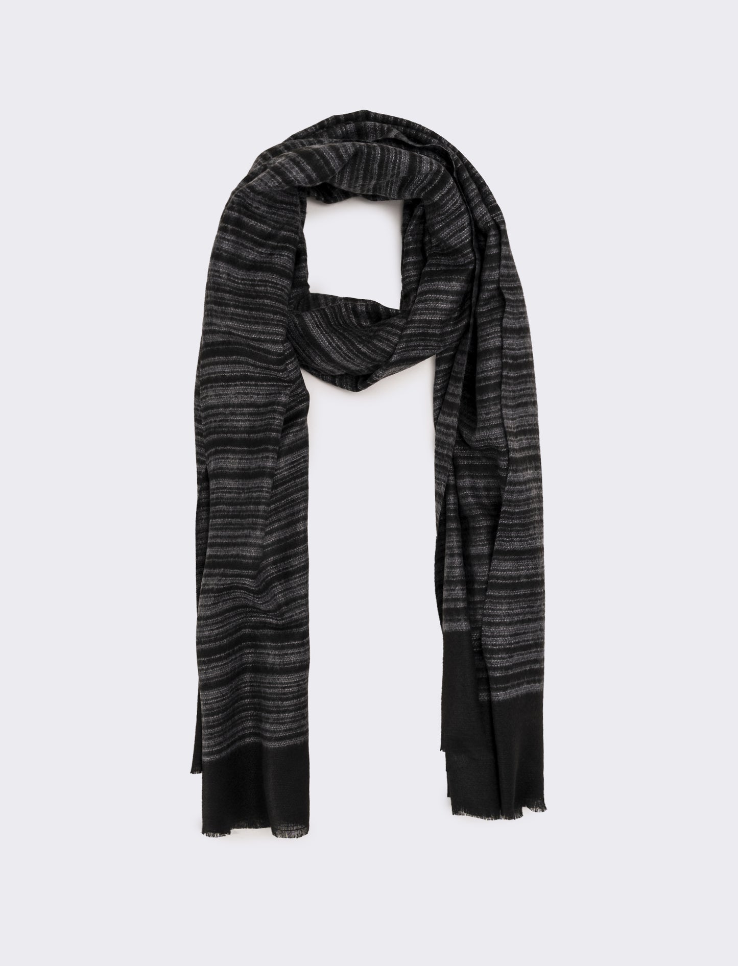 Foulard uomo millerighe - Nero