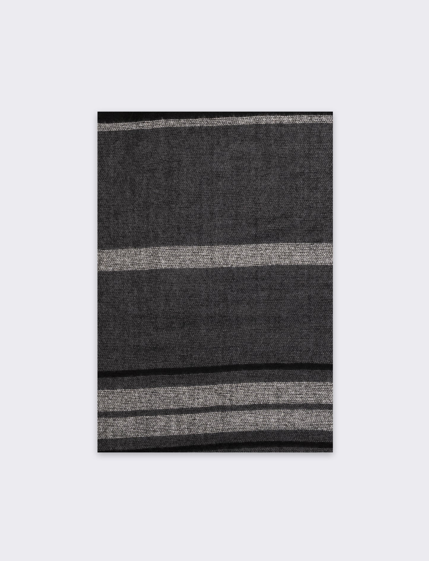 Foulard righe larghe uomo - Grigio
