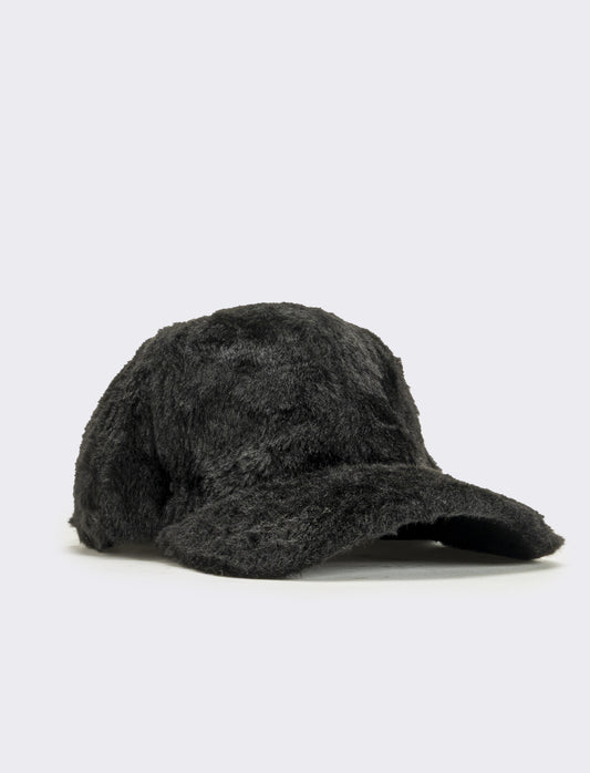 Cappello baseball pelliccia - Nero