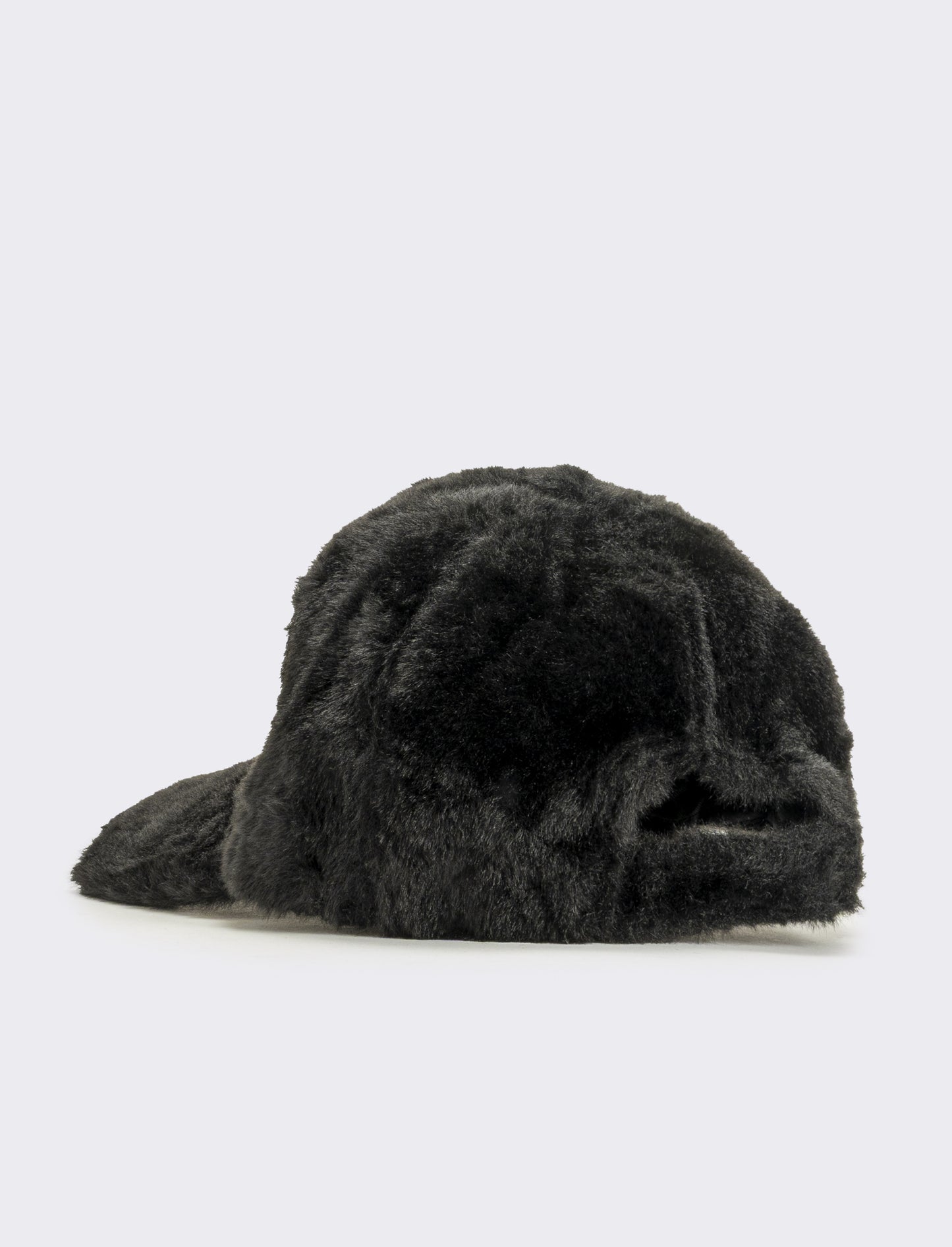Cappello baseball pelliccia - Nero