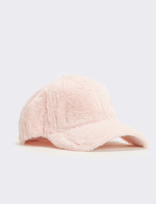 Cappello baseball pelliccia - Rosa
