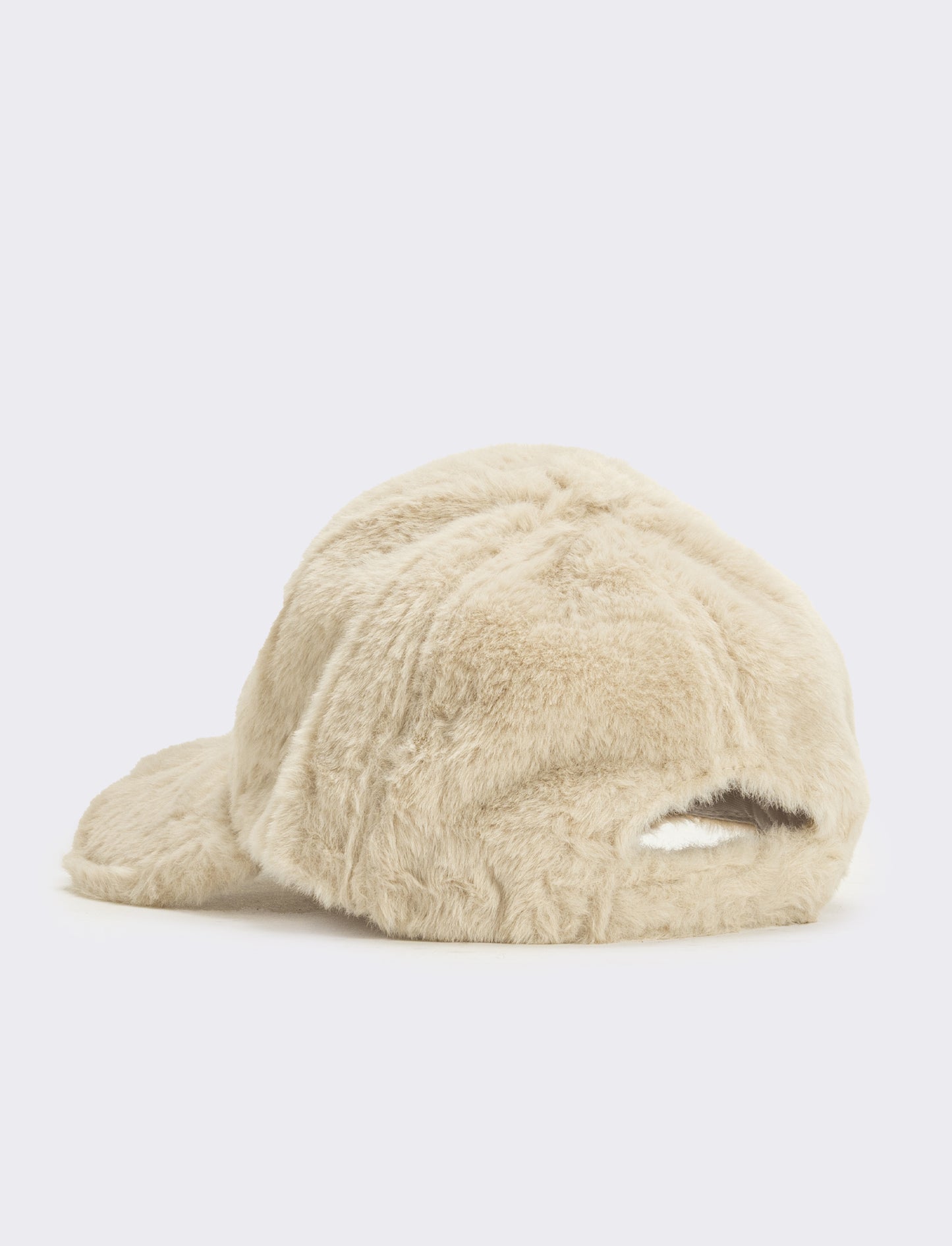 Cappello baseball pelliccia - Beige