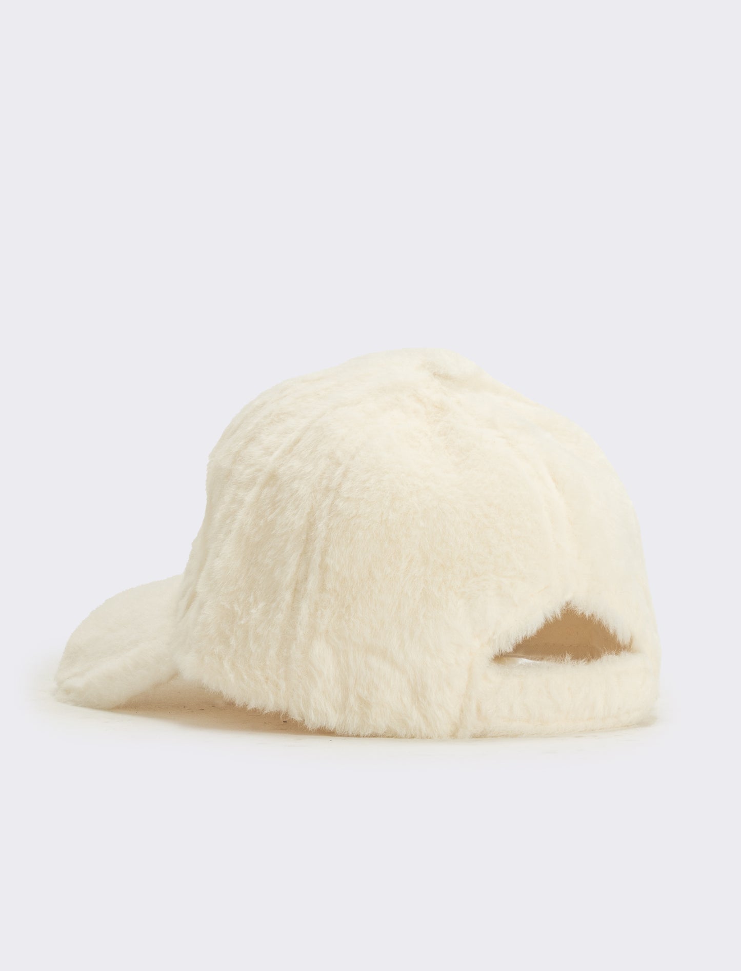 Cappello baseball pelliccia - Bianco sporco