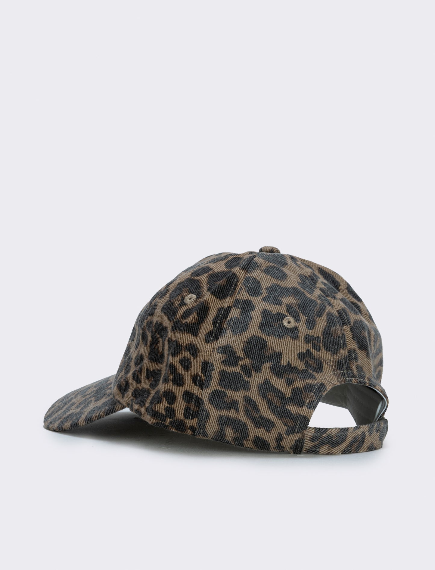 Cappello baseball leopardato delavè - Marrone