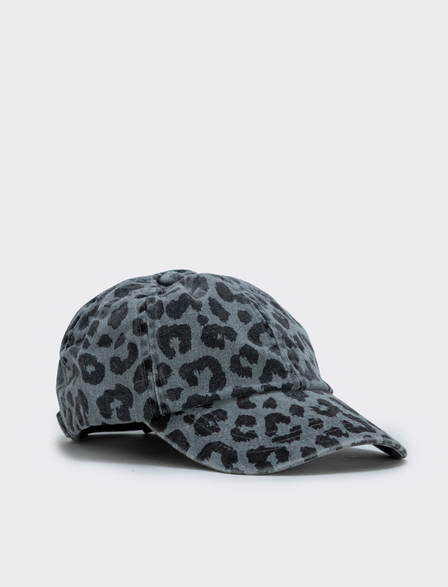 Cappello baseball leopardato delavè - Grigio