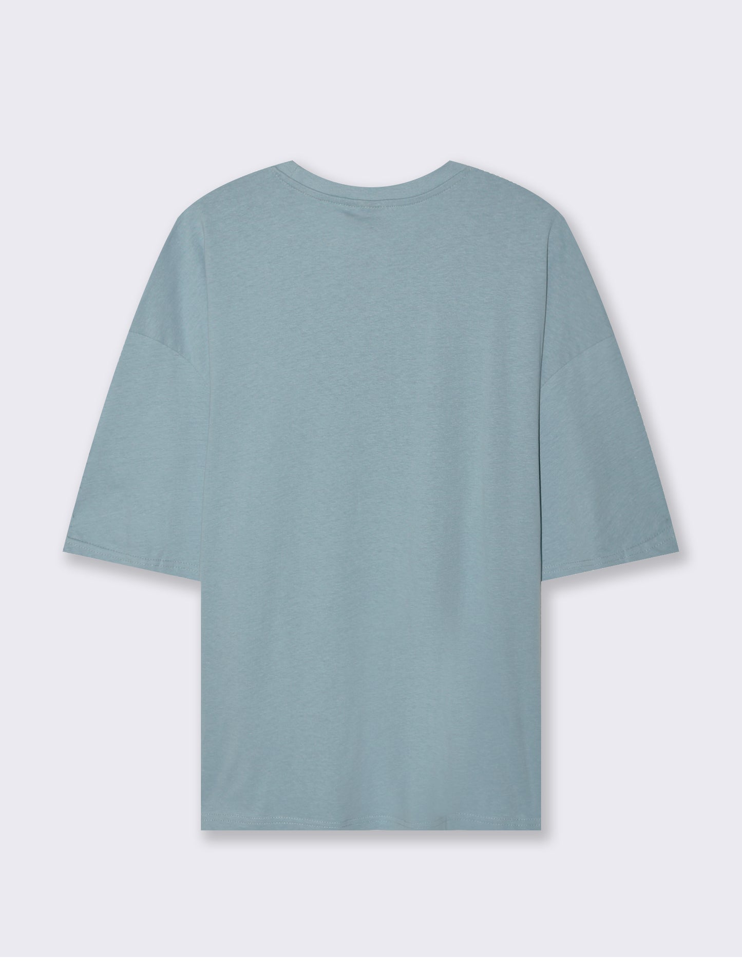 T-SHIRT STAMPA ONE PIECE - Celeste