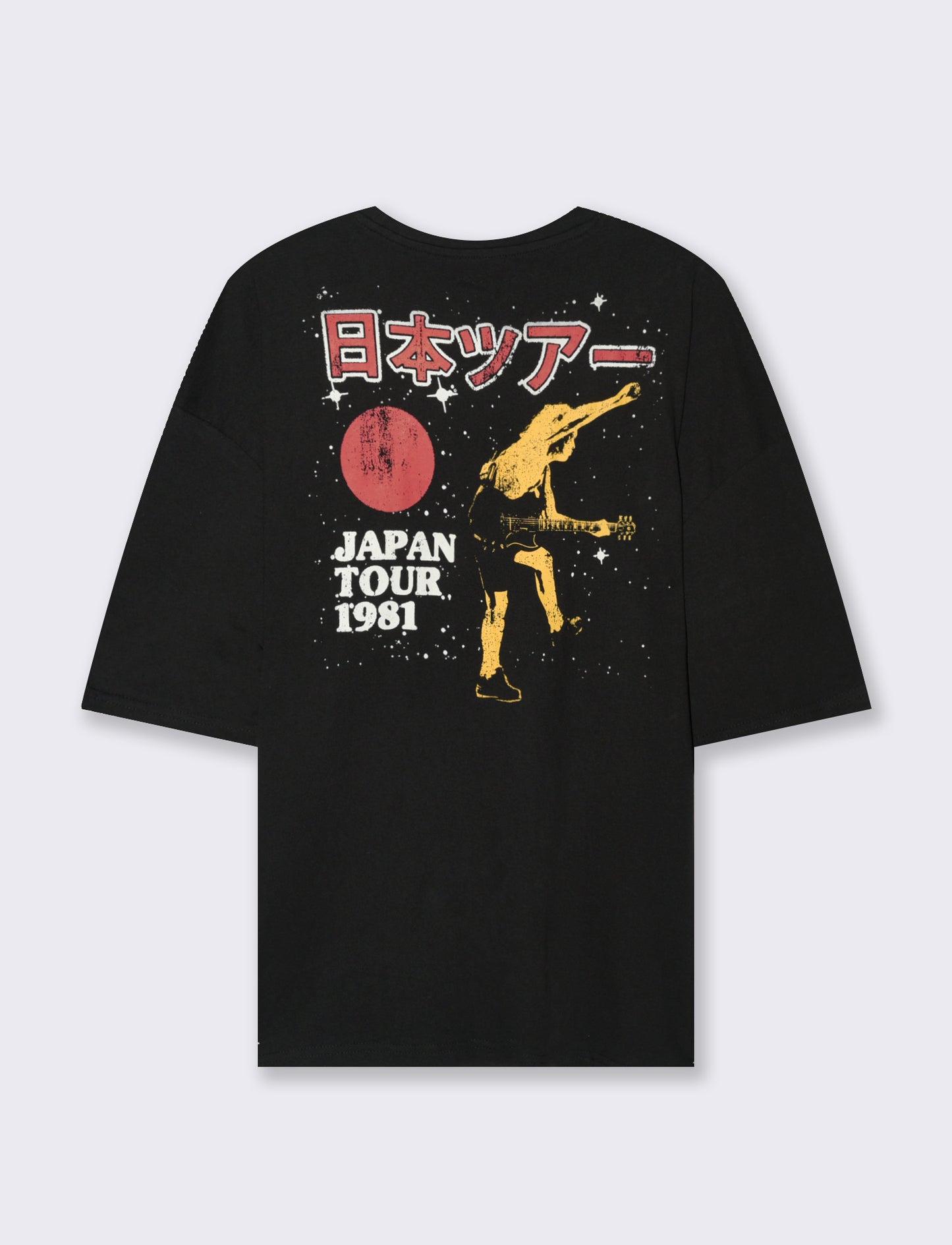 T-SHIRT STAMPA AC DC - Nero