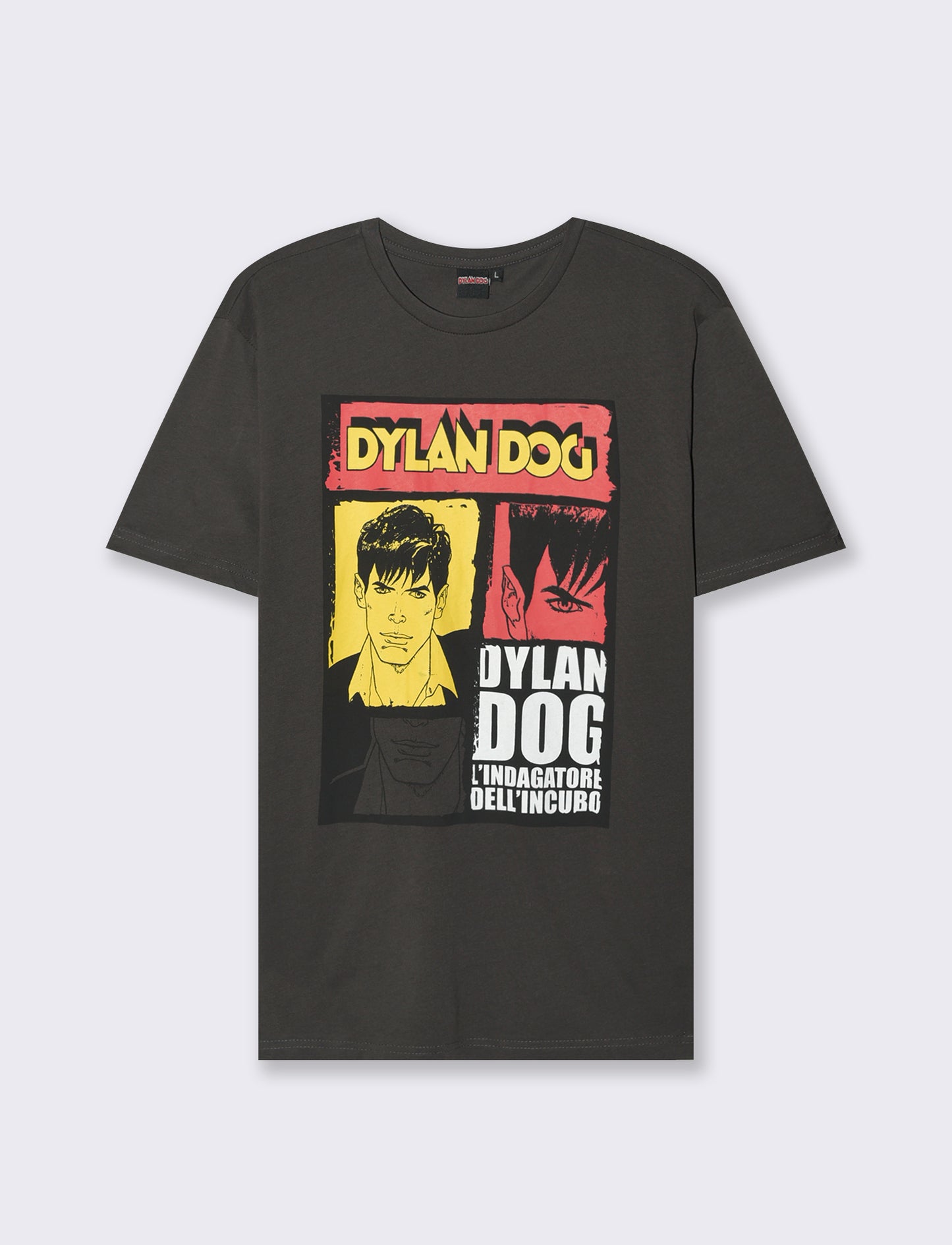 T-SHIRT STAMPA DYLAN DOG - Grigio