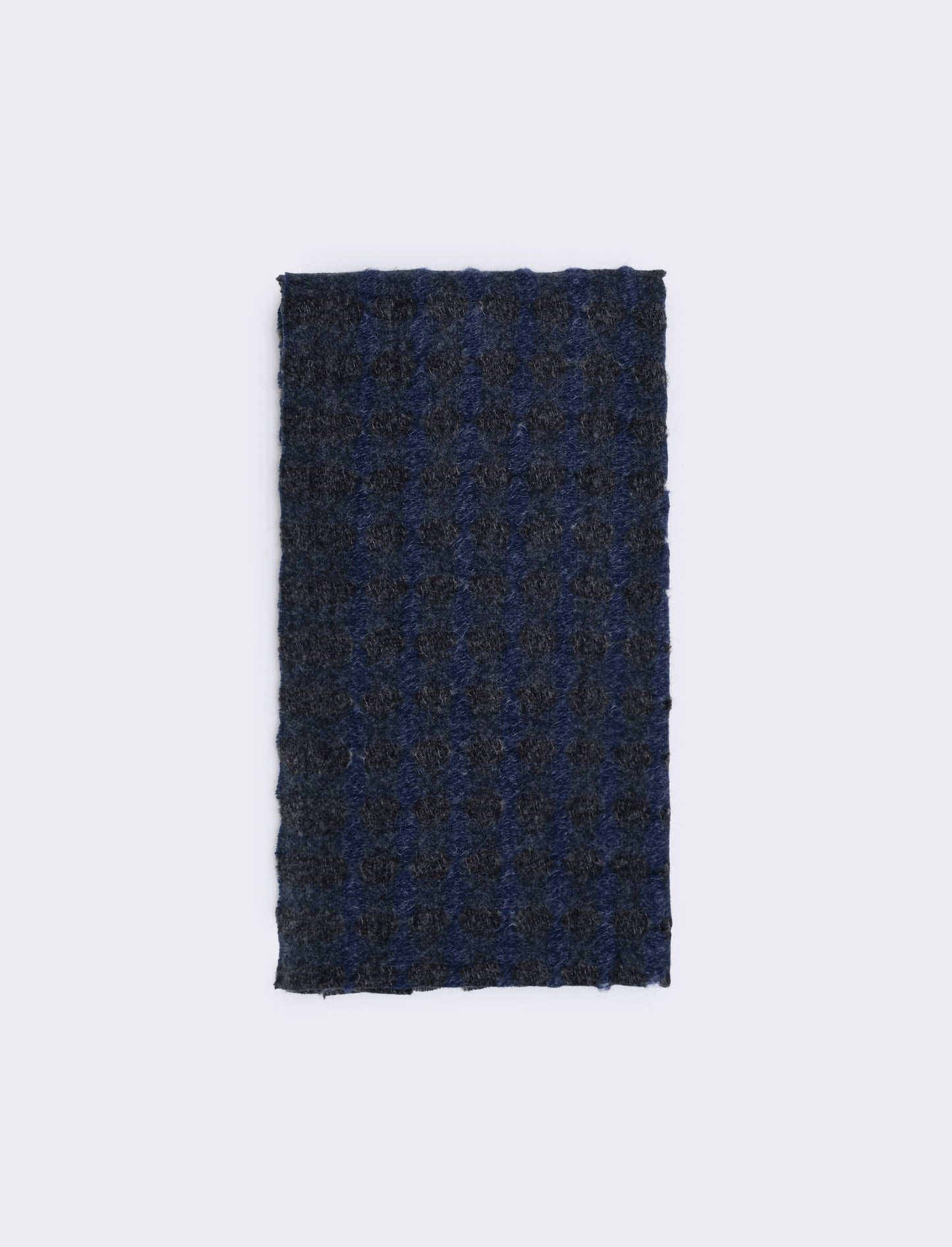 Sciarpa intrecciata bicolor donna - Denim