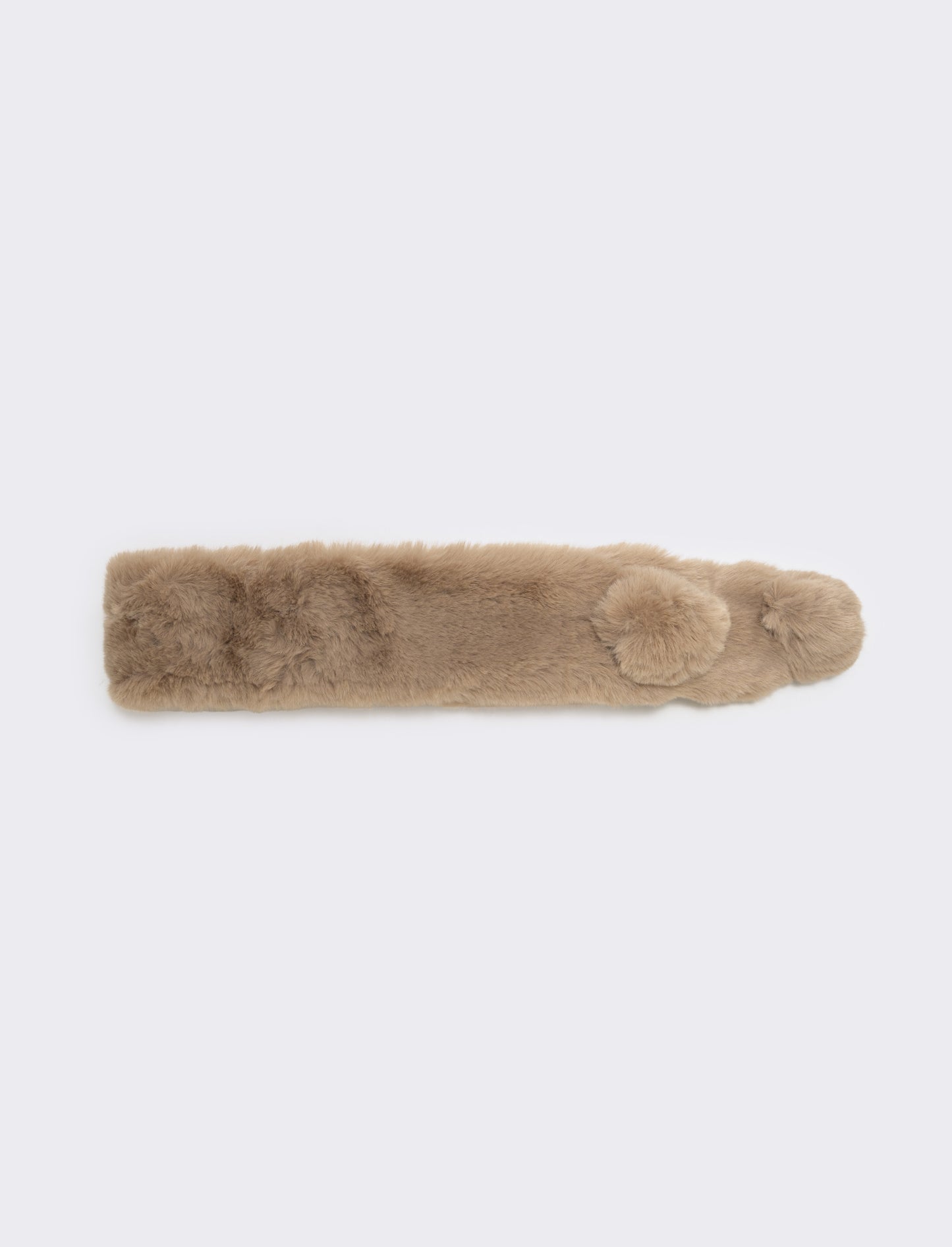 Collo in pelliccia sintetica - Beige